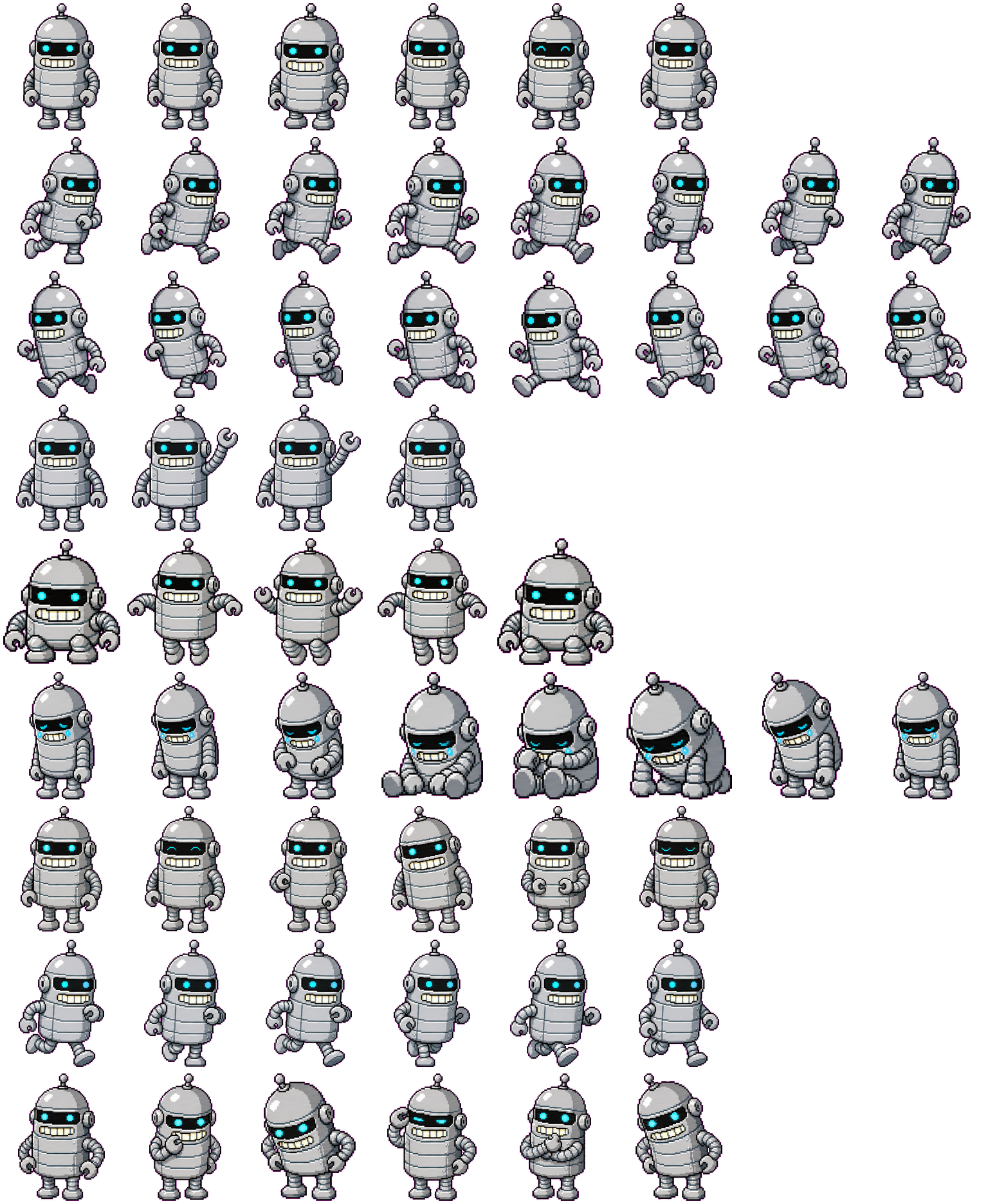 Bendix spritesheet preview