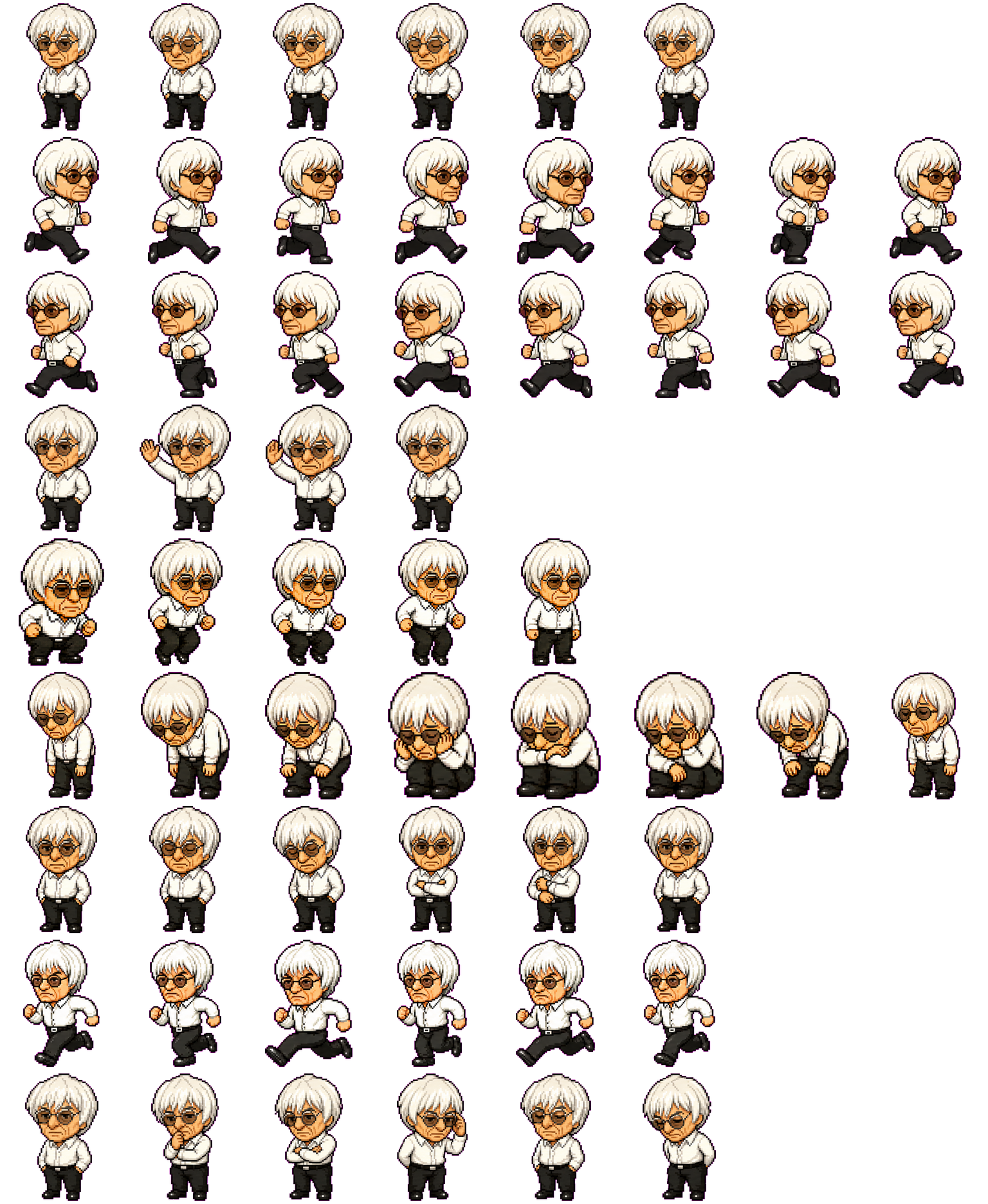 Bernie spritesheet preview