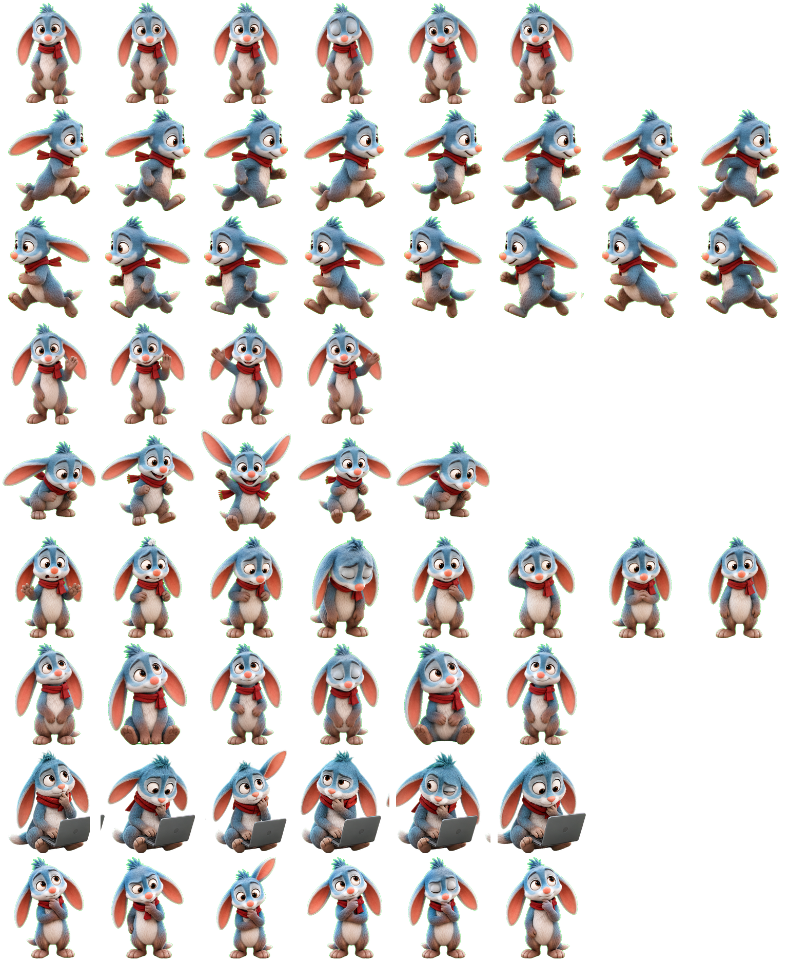 Bilby Thinking animated desktop pet preview for Codex Pet