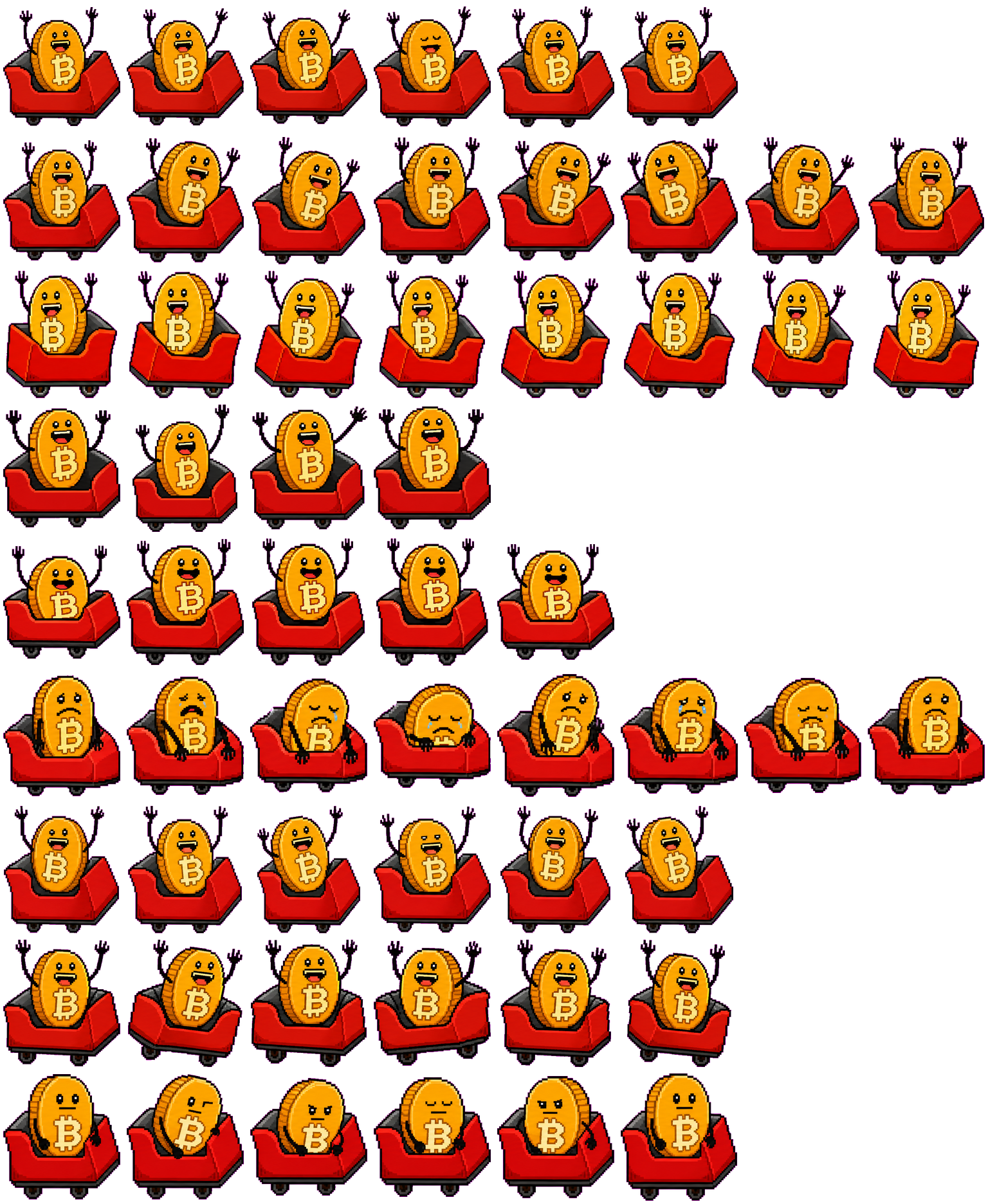 Bitcoin Coaster spritesheet preview