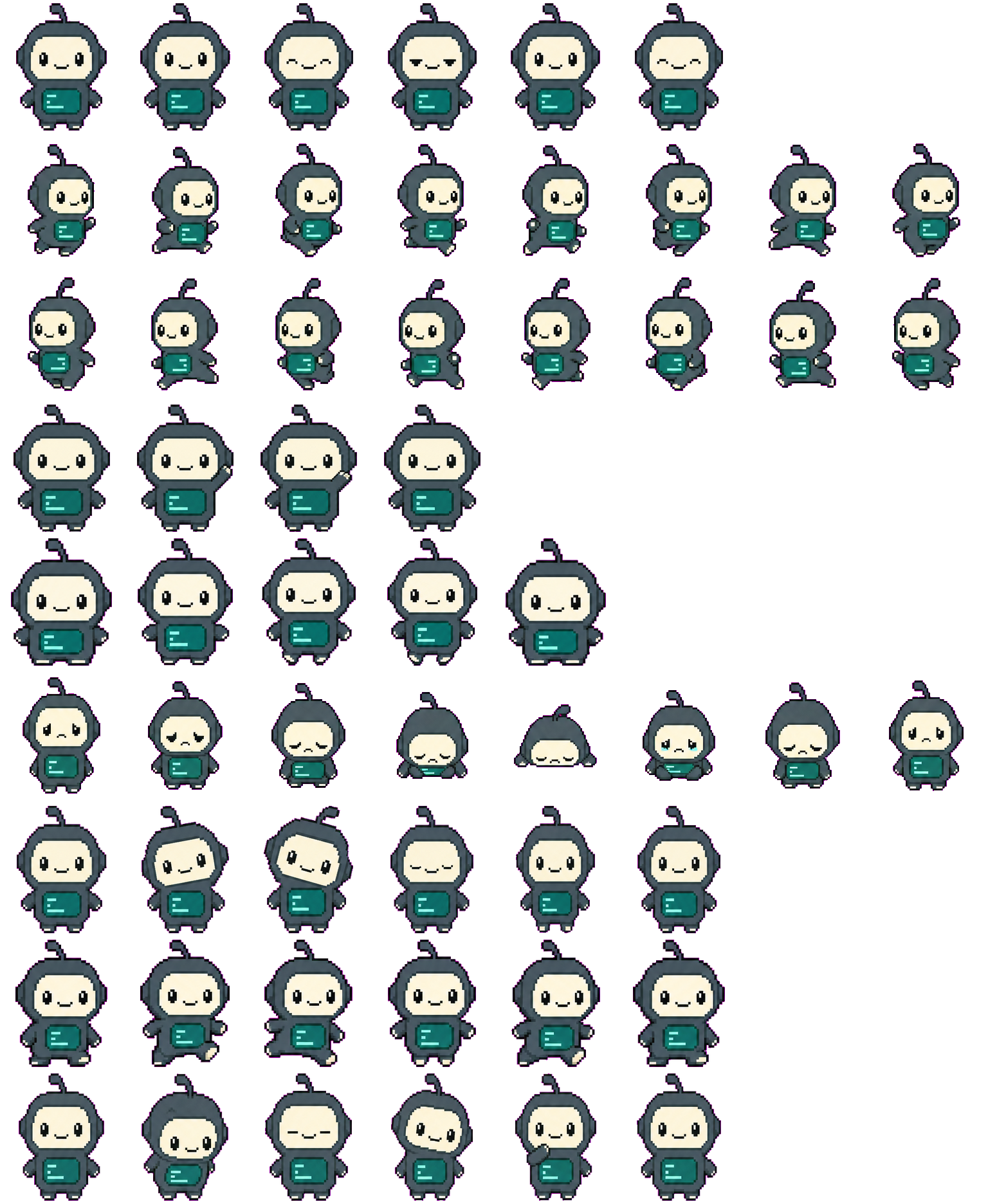 Bitty spritesheet preview