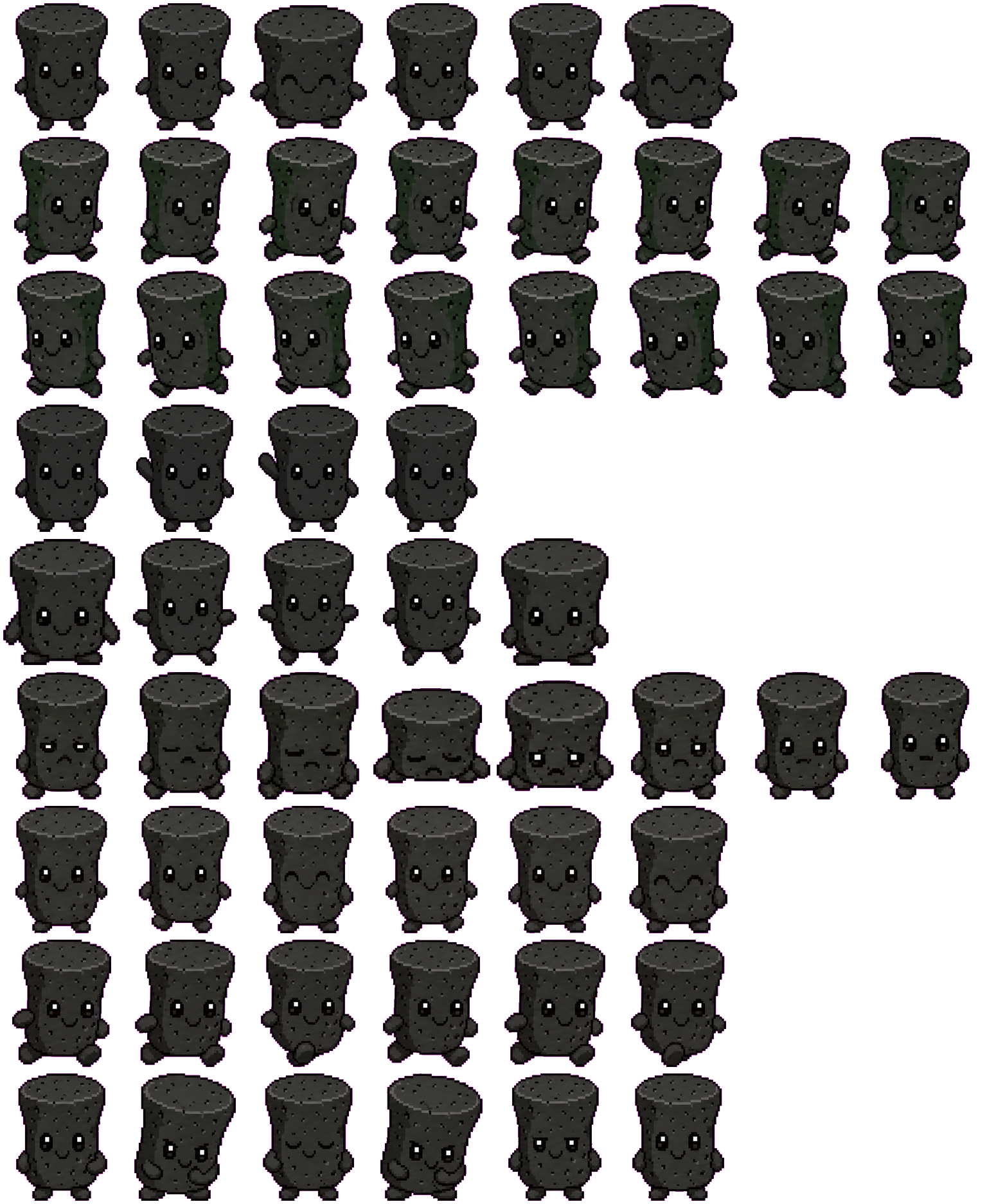 Black Cork Stopper animated desktop pet preview for Codex Pet
