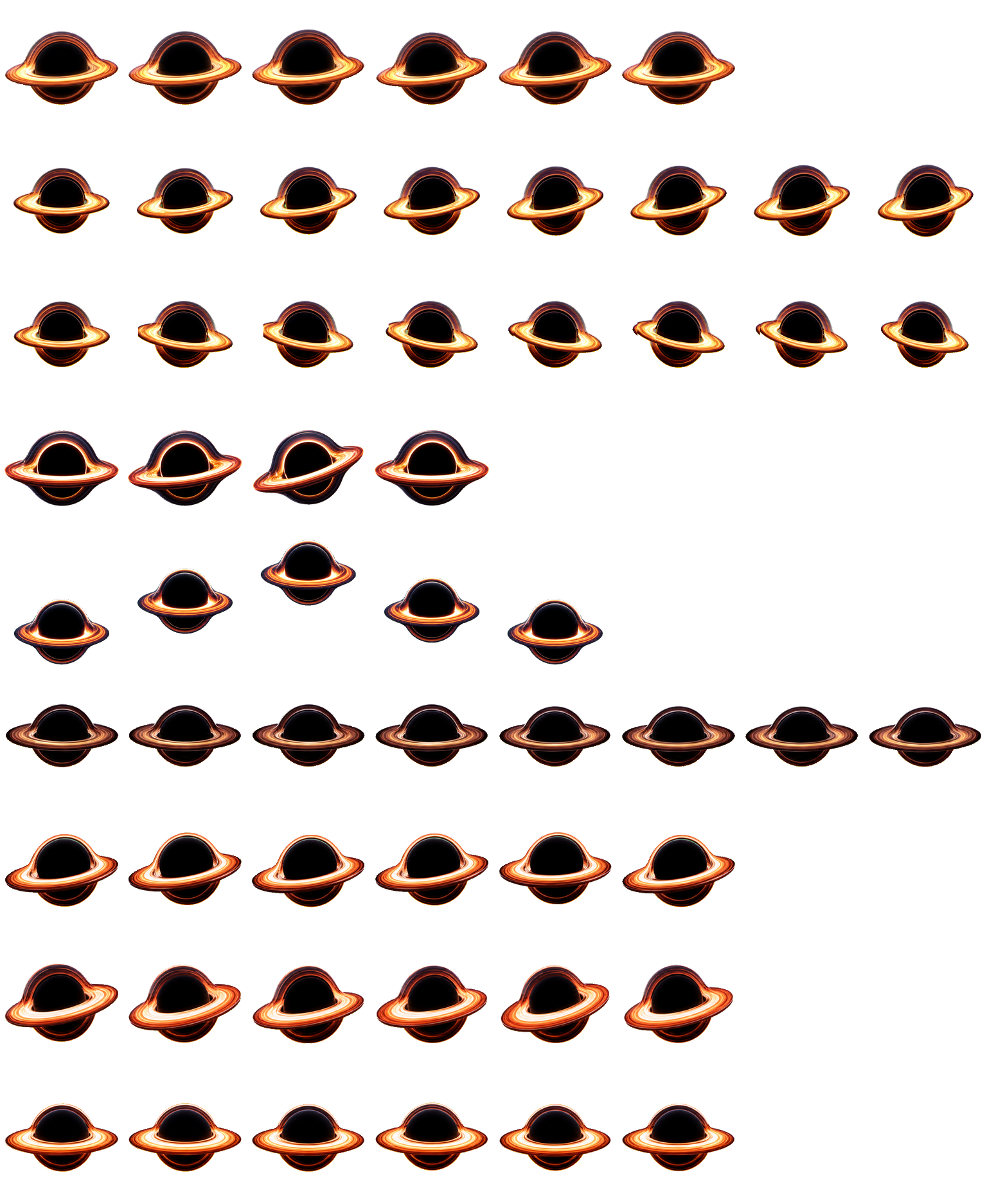 Black Hole animated desktop pet preview for Codex Pet