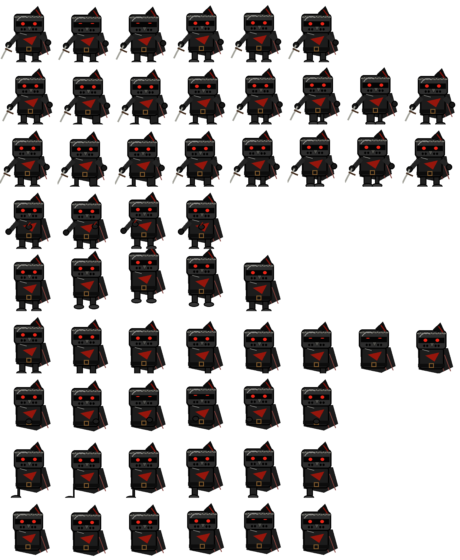 Black Knightling spritesheet preview