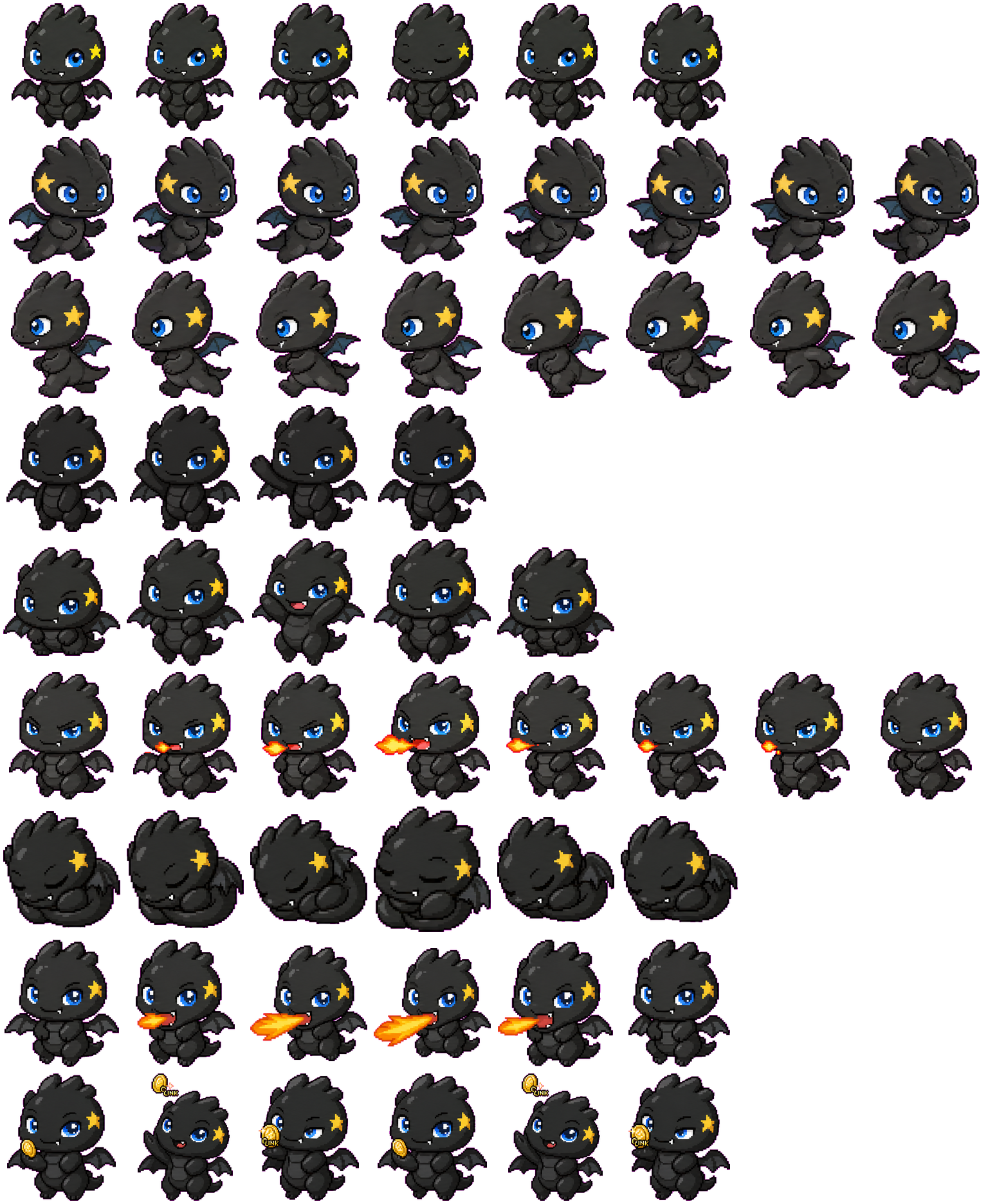 BlackDragon spritesheet preview