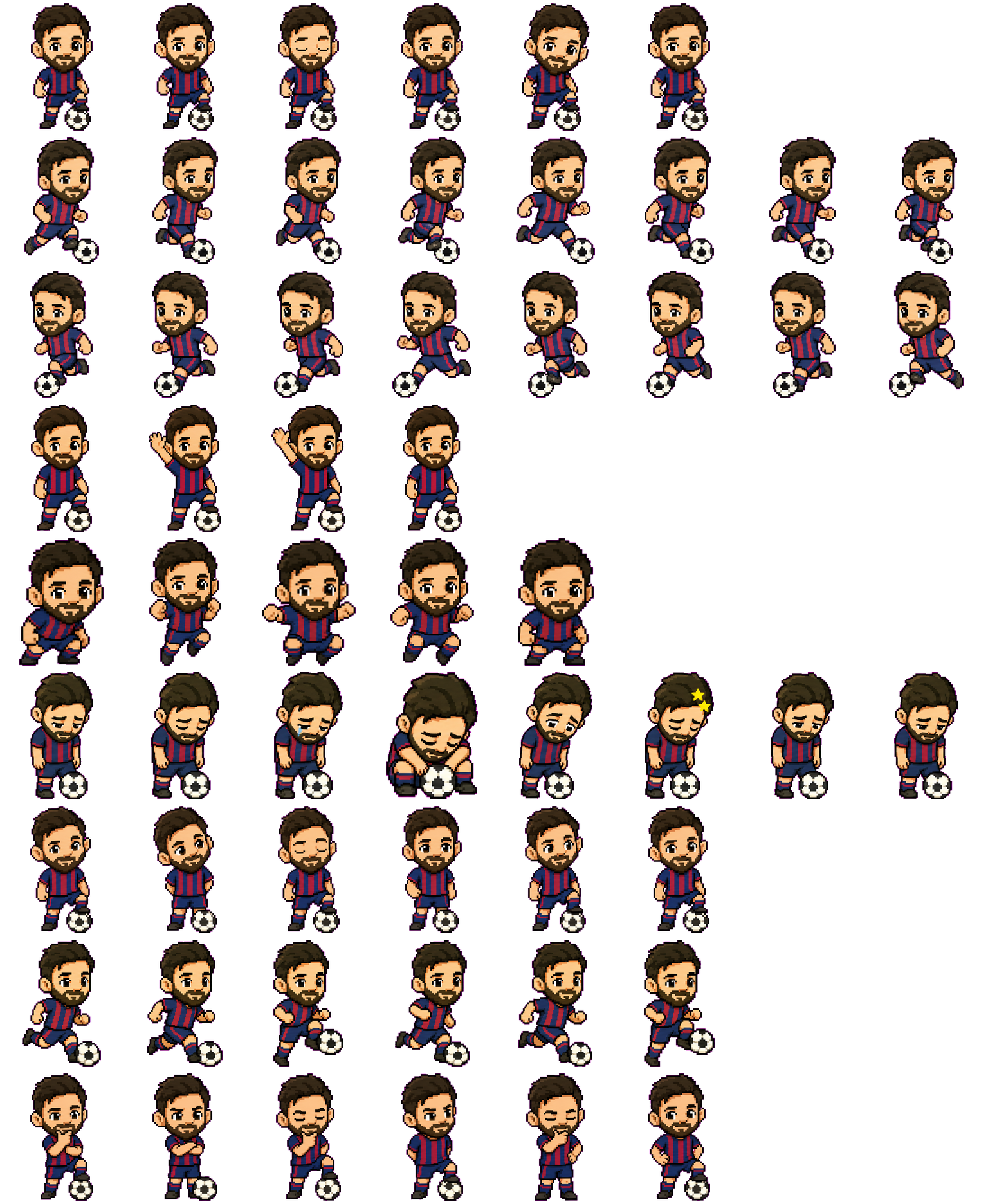 Blau spritesheet preview