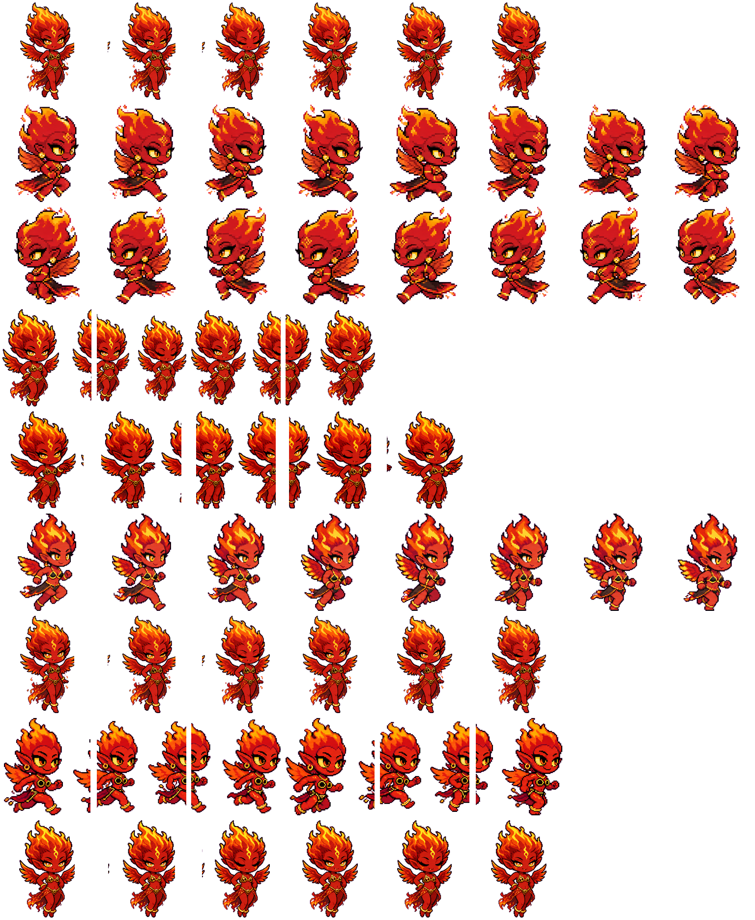 Blazekin spritesheet preview