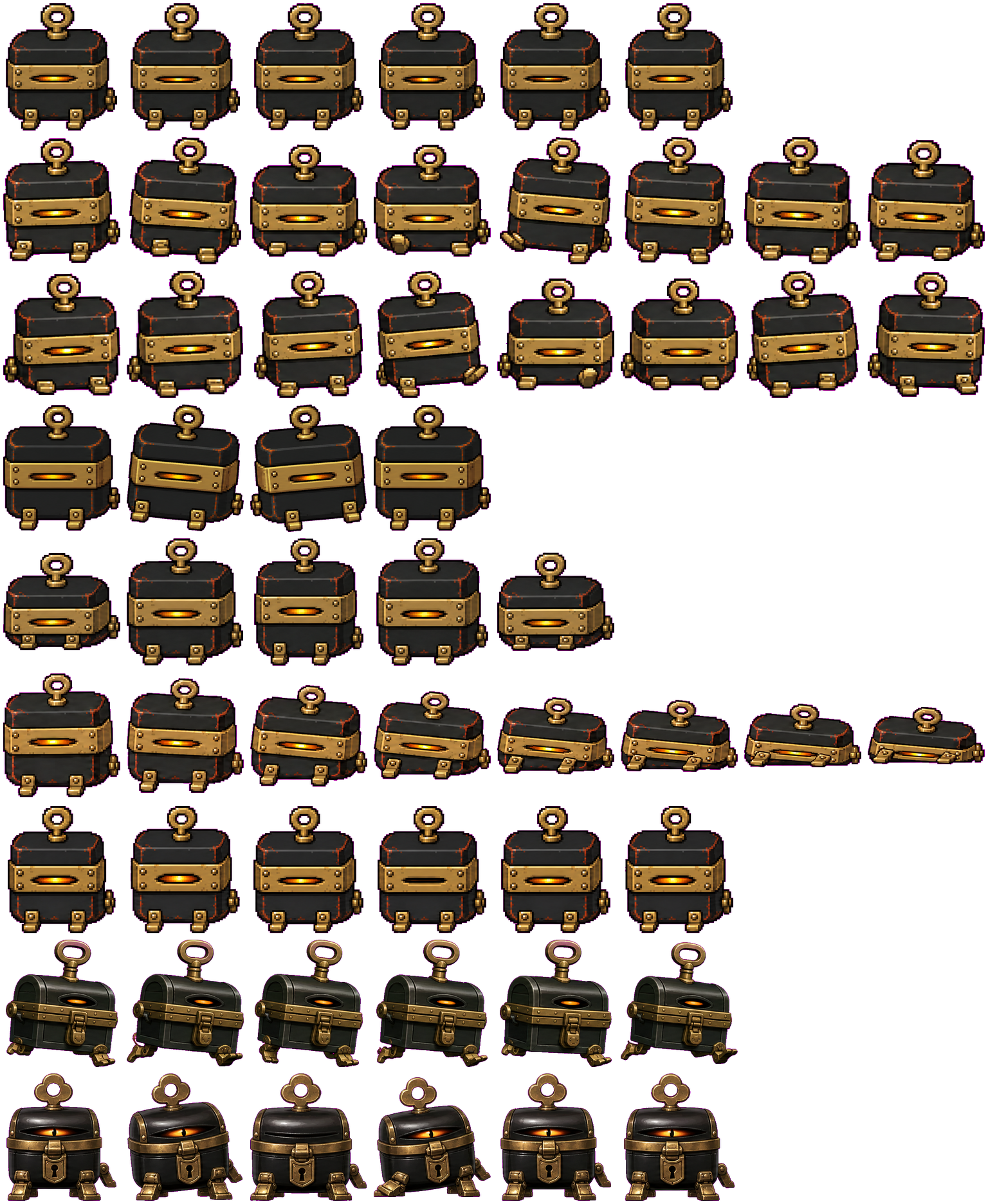 Blind Key Coffer spritesheet preview