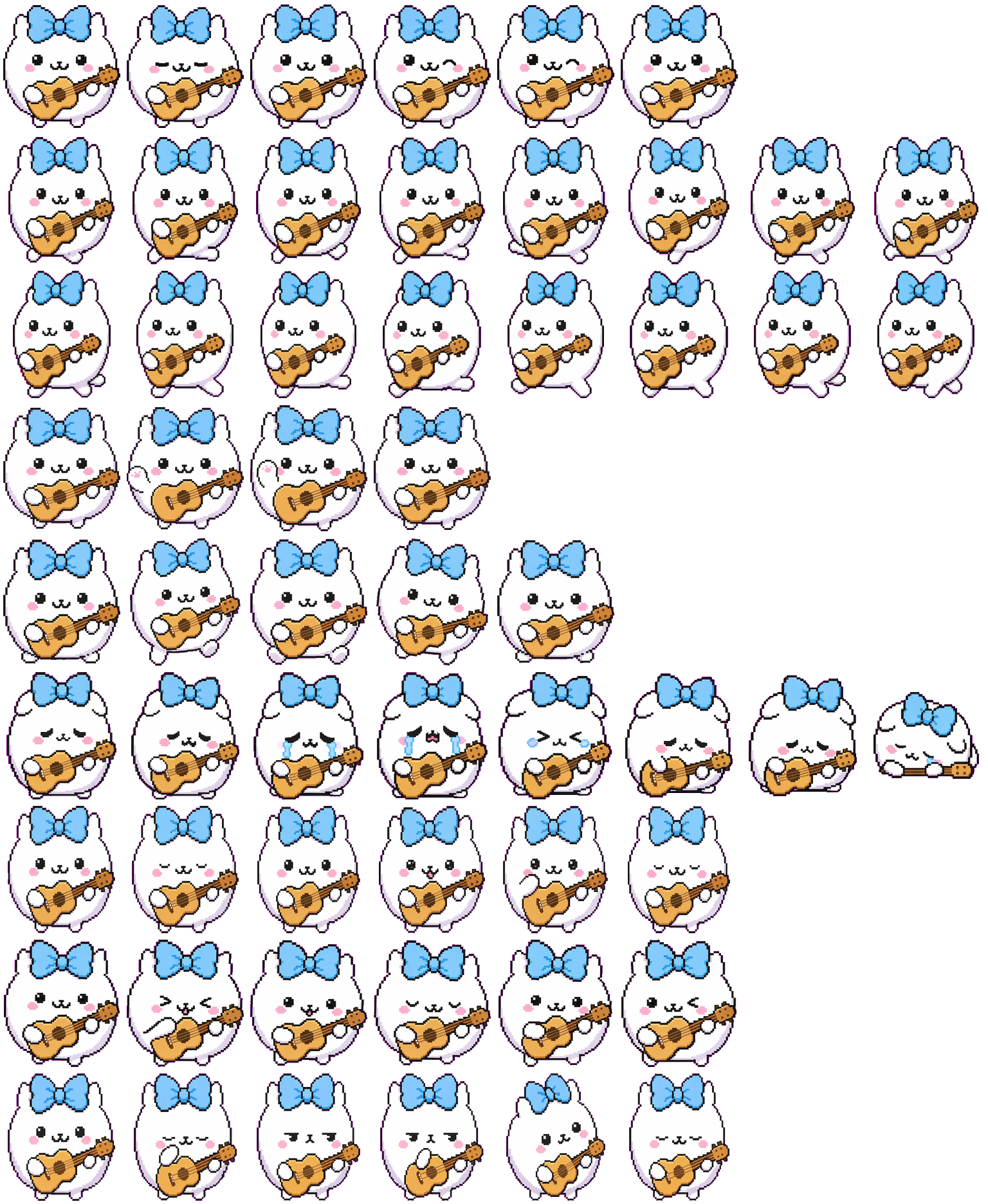 Bluebow spritesheet preview
