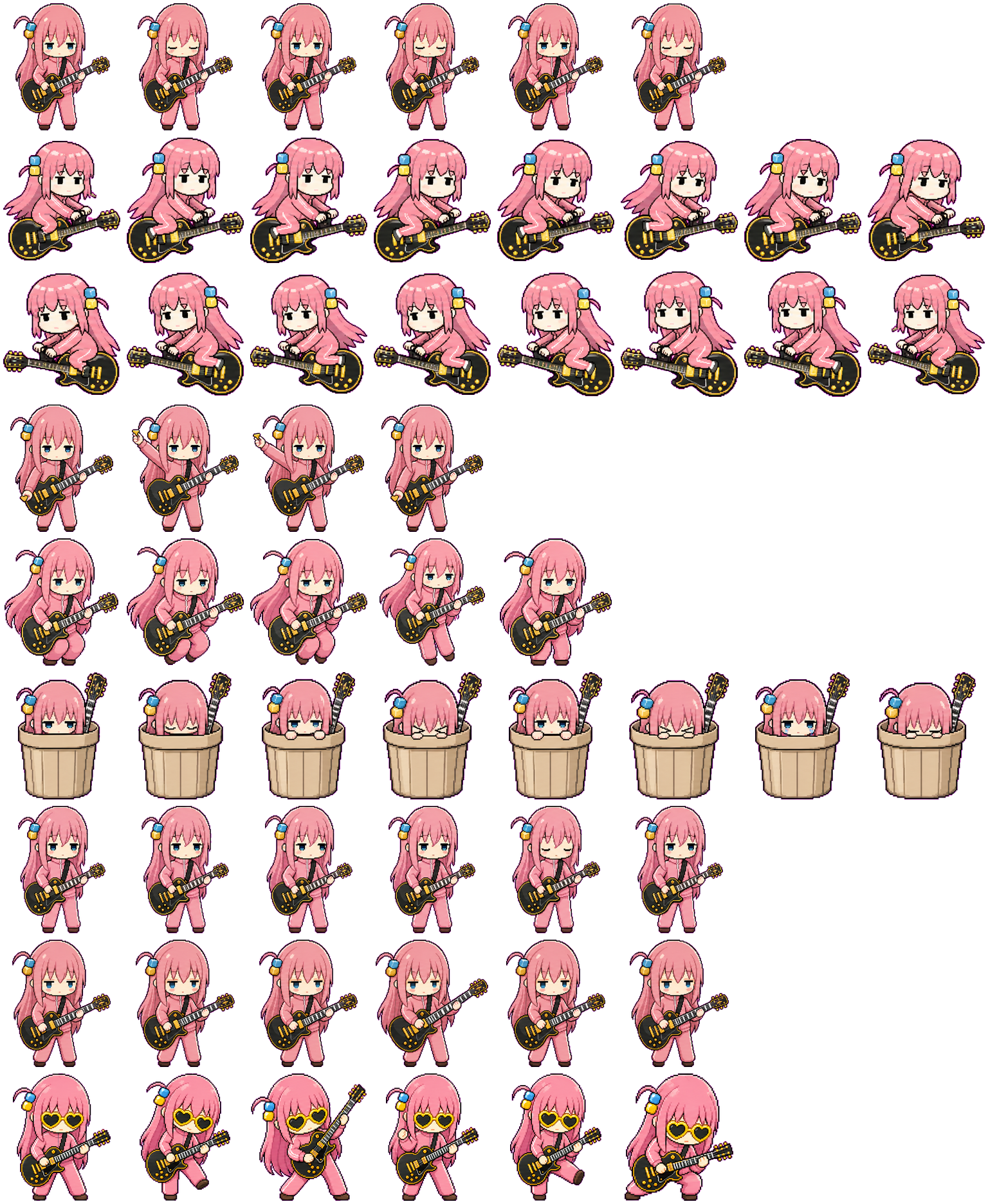 bocchi spritesheet preview