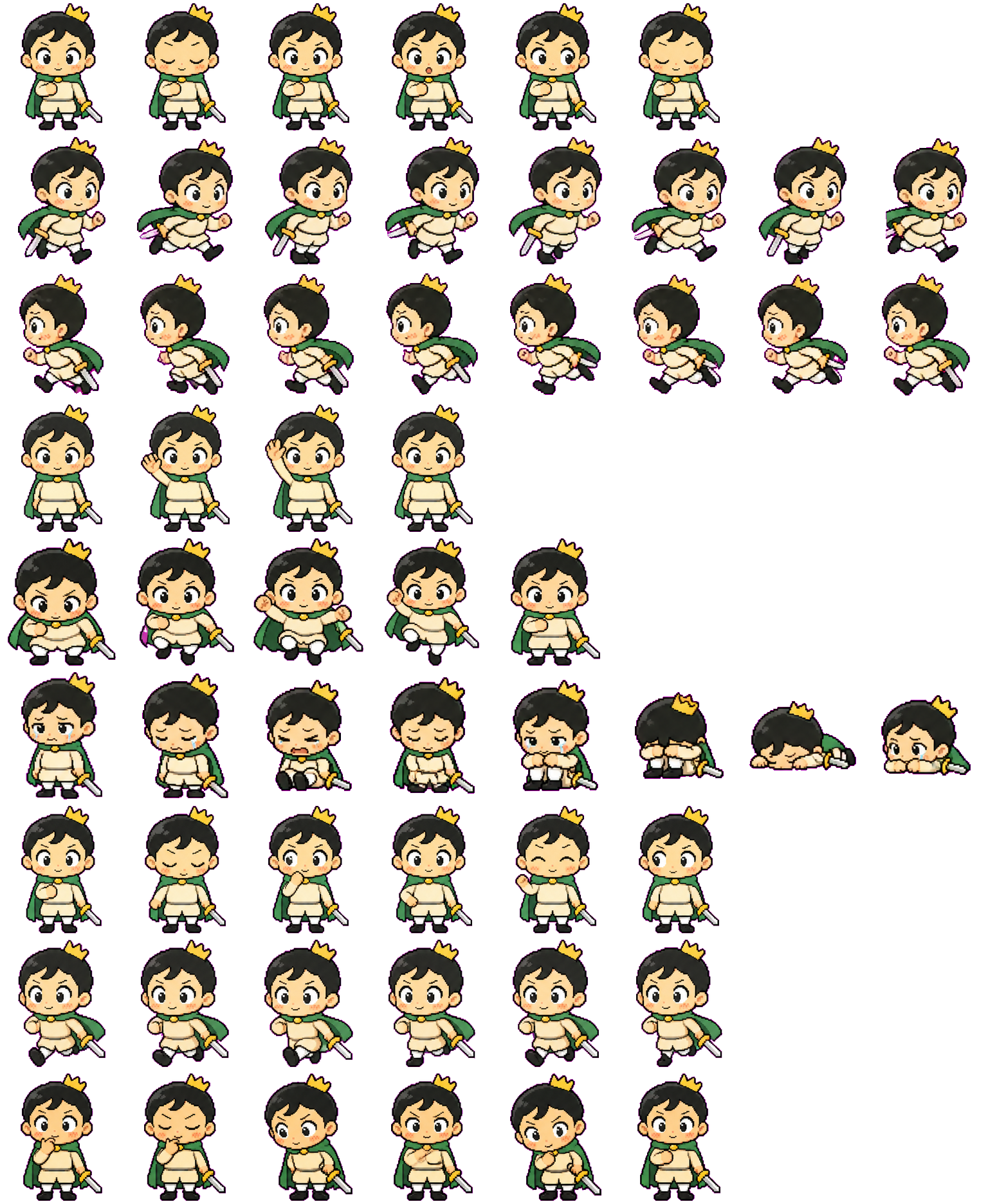 波吉 spritesheet preview