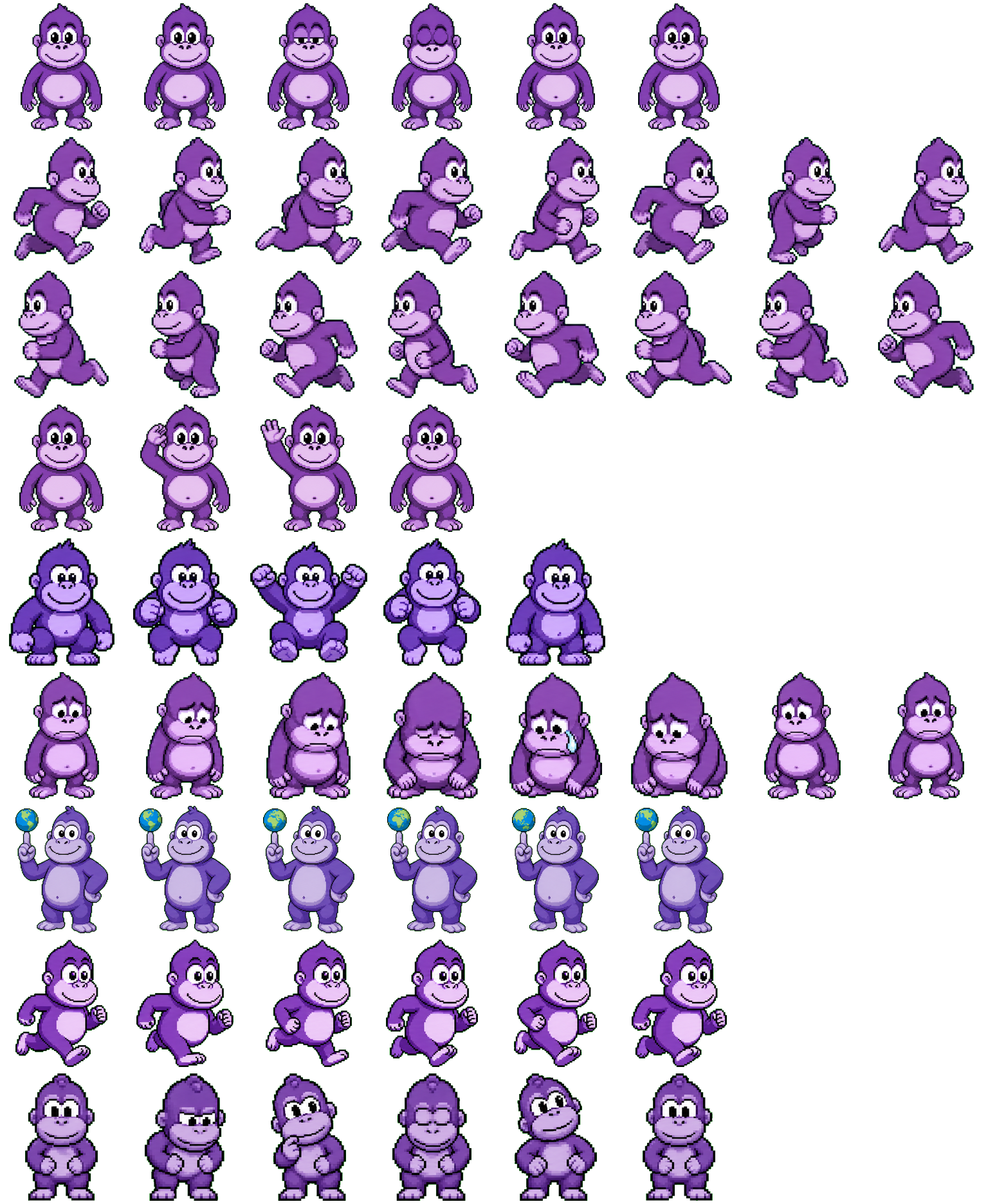 BonziBuddy spritesheet preview