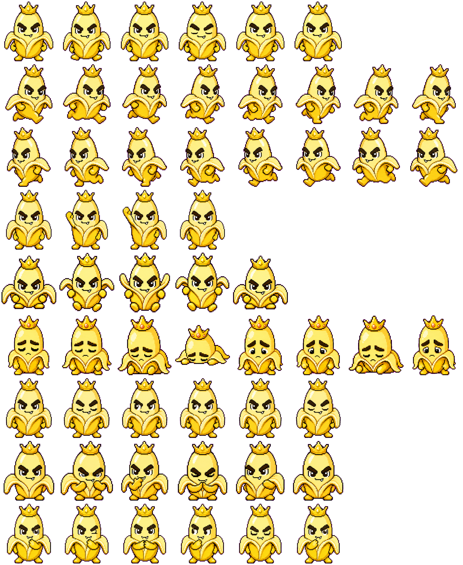 Boss Banana spritesheet preview