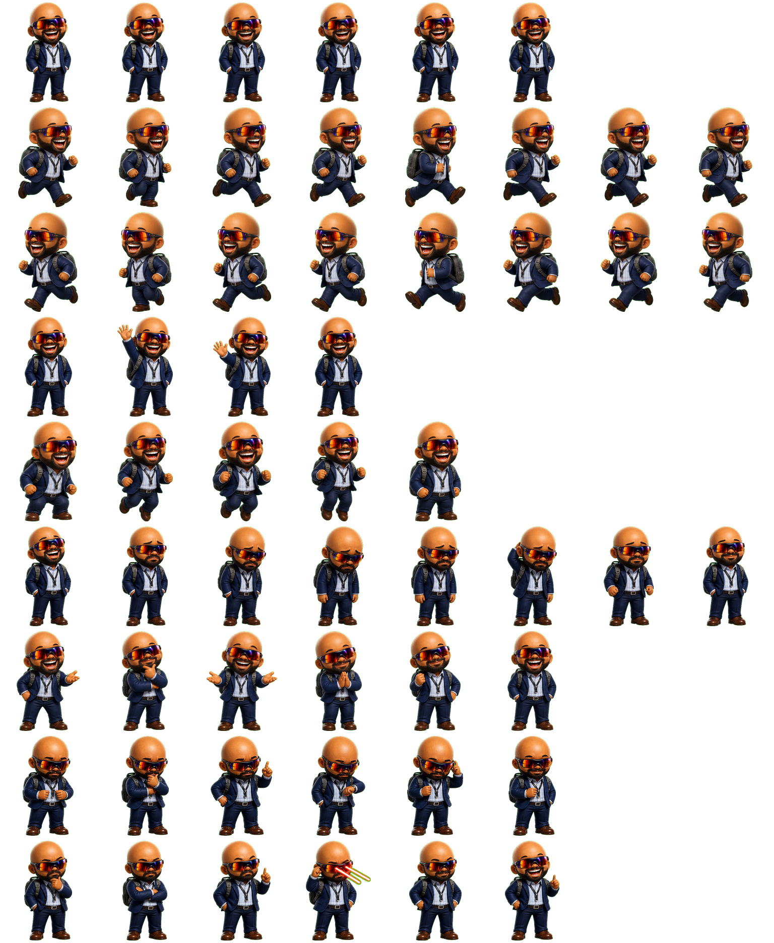 Boss Laser animated desktop pet preview for Codex Pet