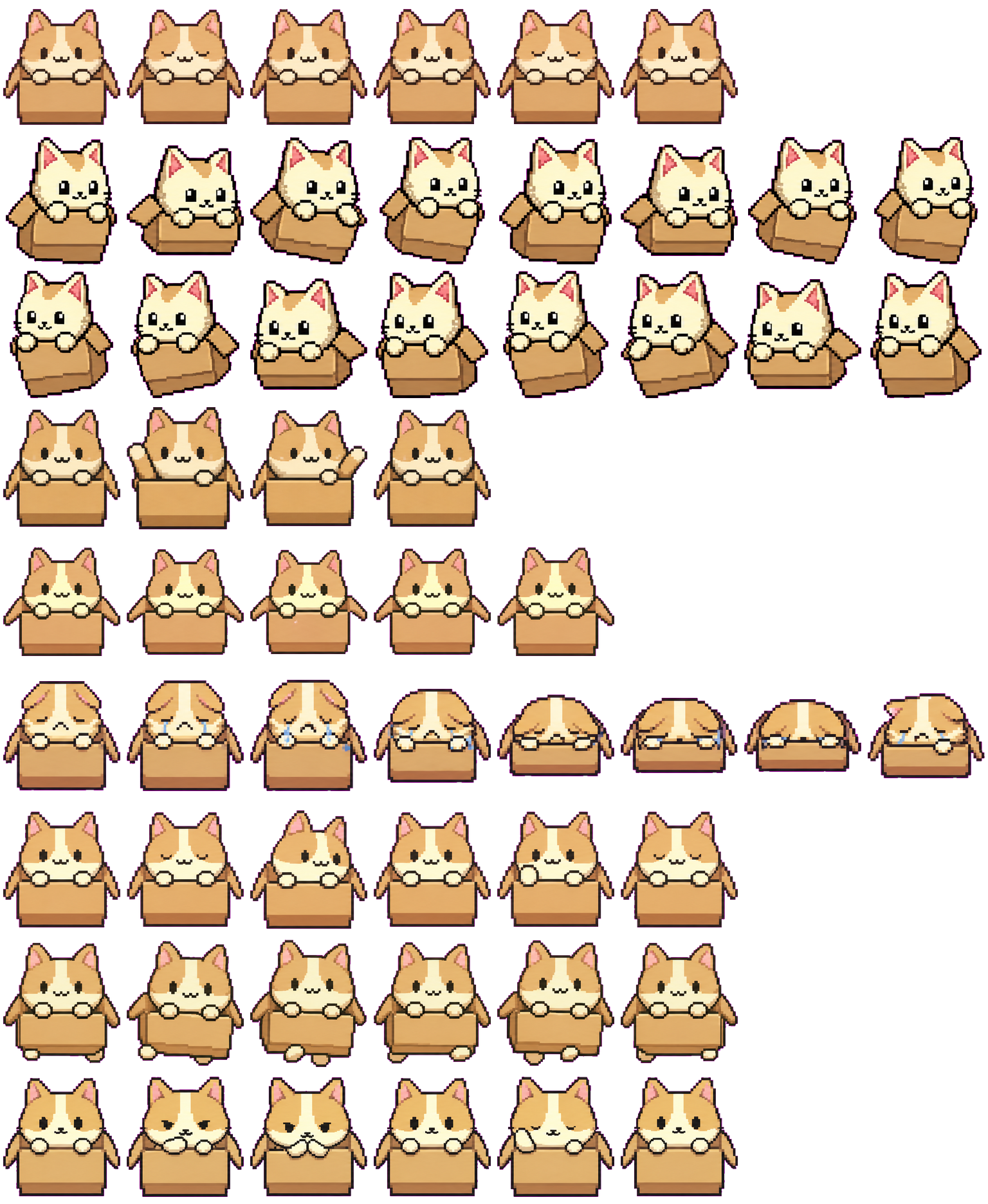 Boxcat spritesheet preview