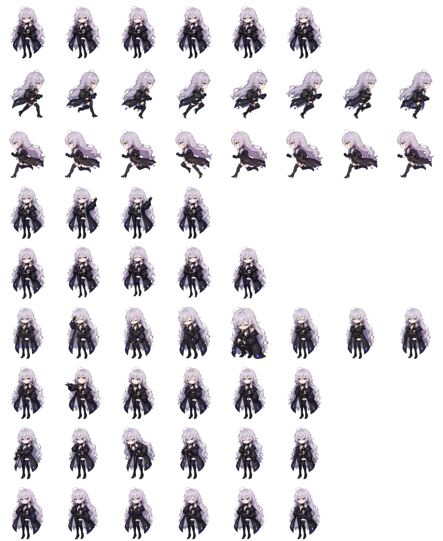 Bronya_SilverWolfBack animated desktop pet preview for Codex Pet