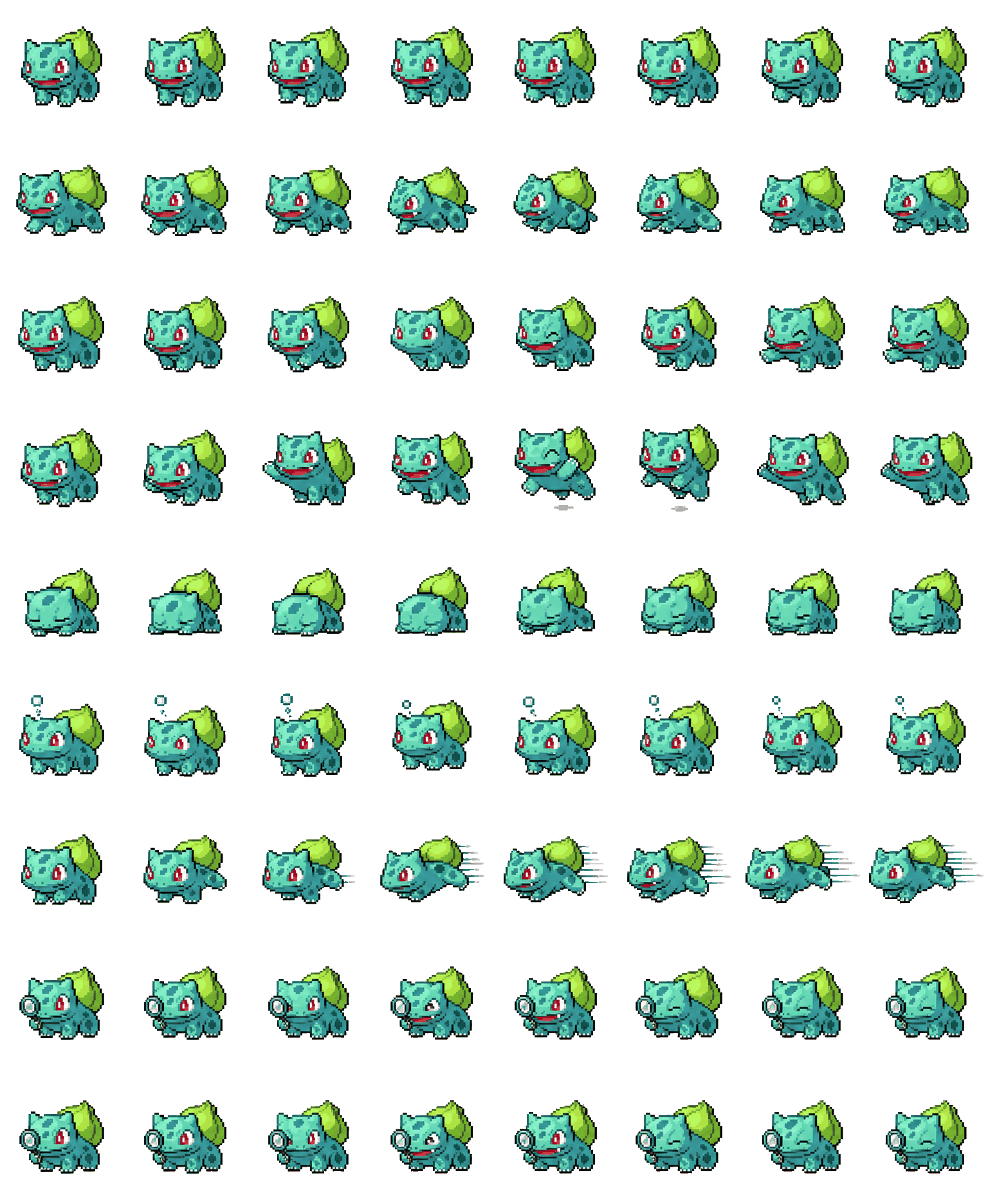 Buba spritesheet preview