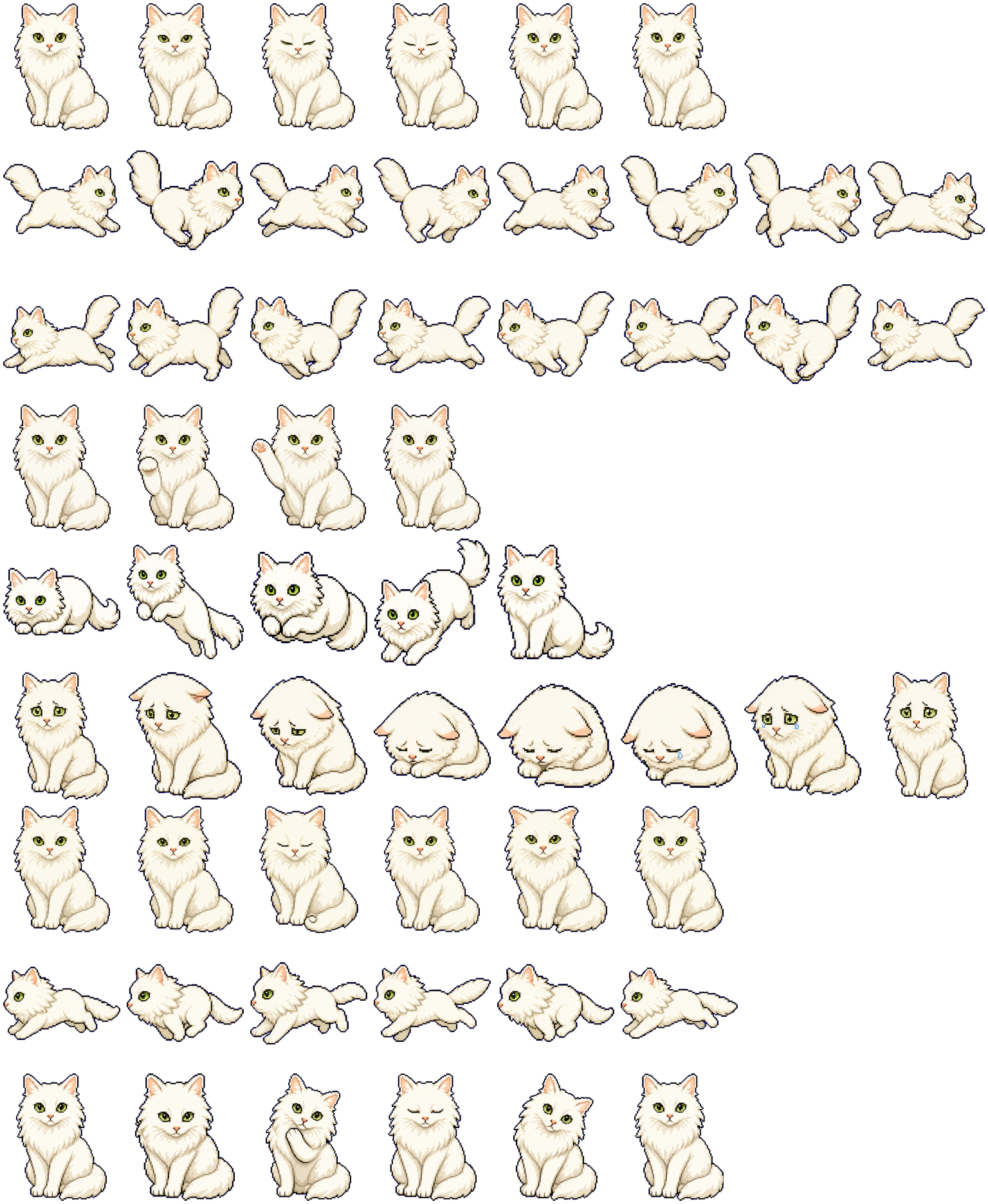 C几 spritesheet preview