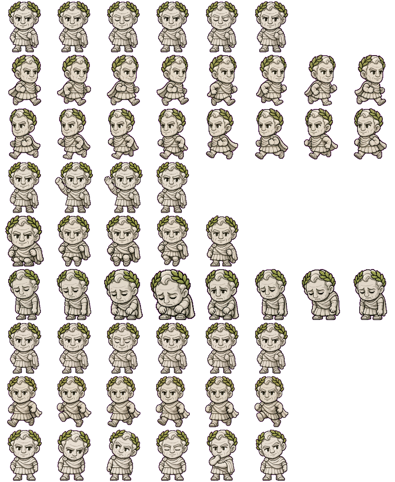 Caesar spritesheet preview