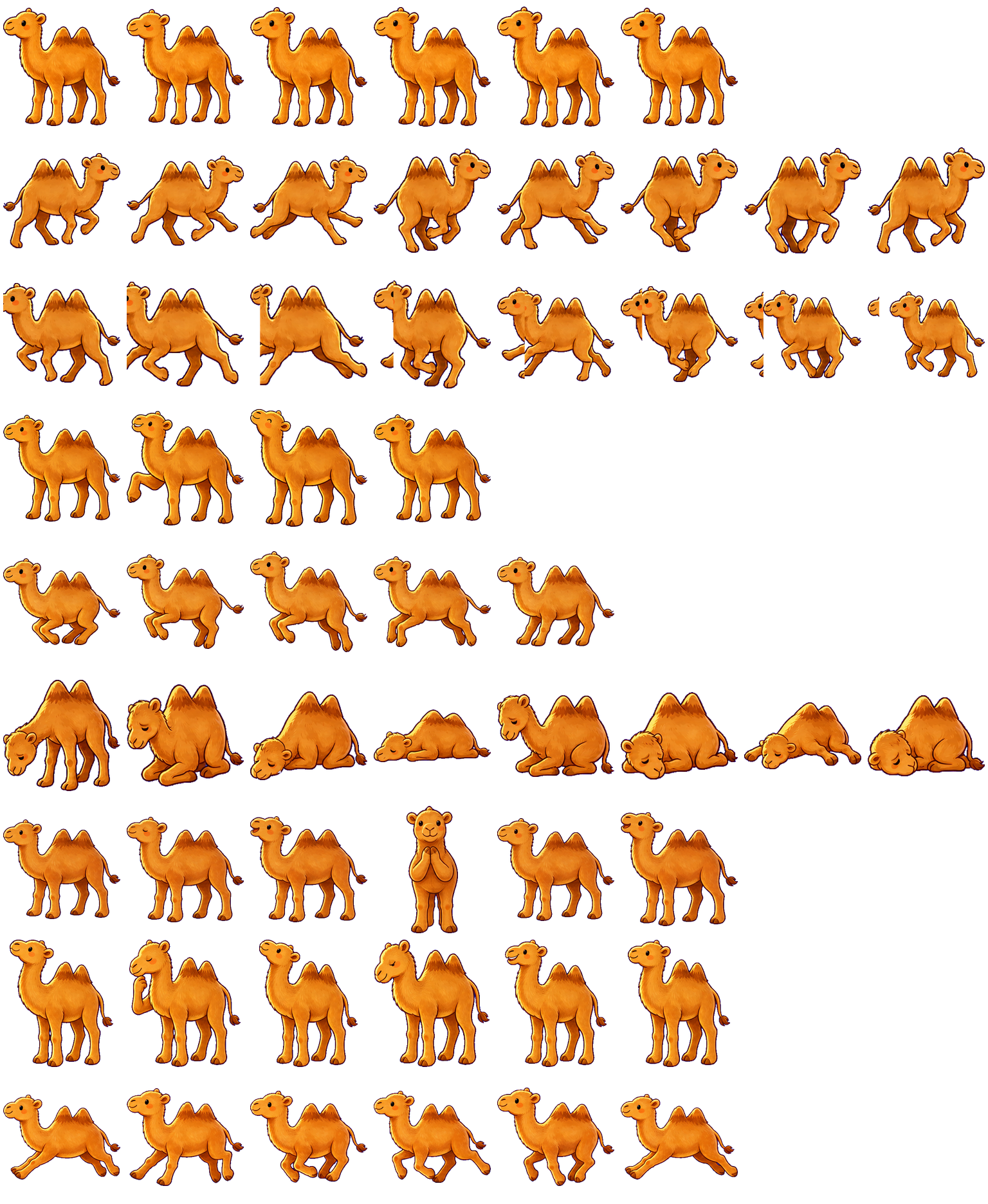Camel Codex Pet アニメーションデスクトップペットのプレビュー