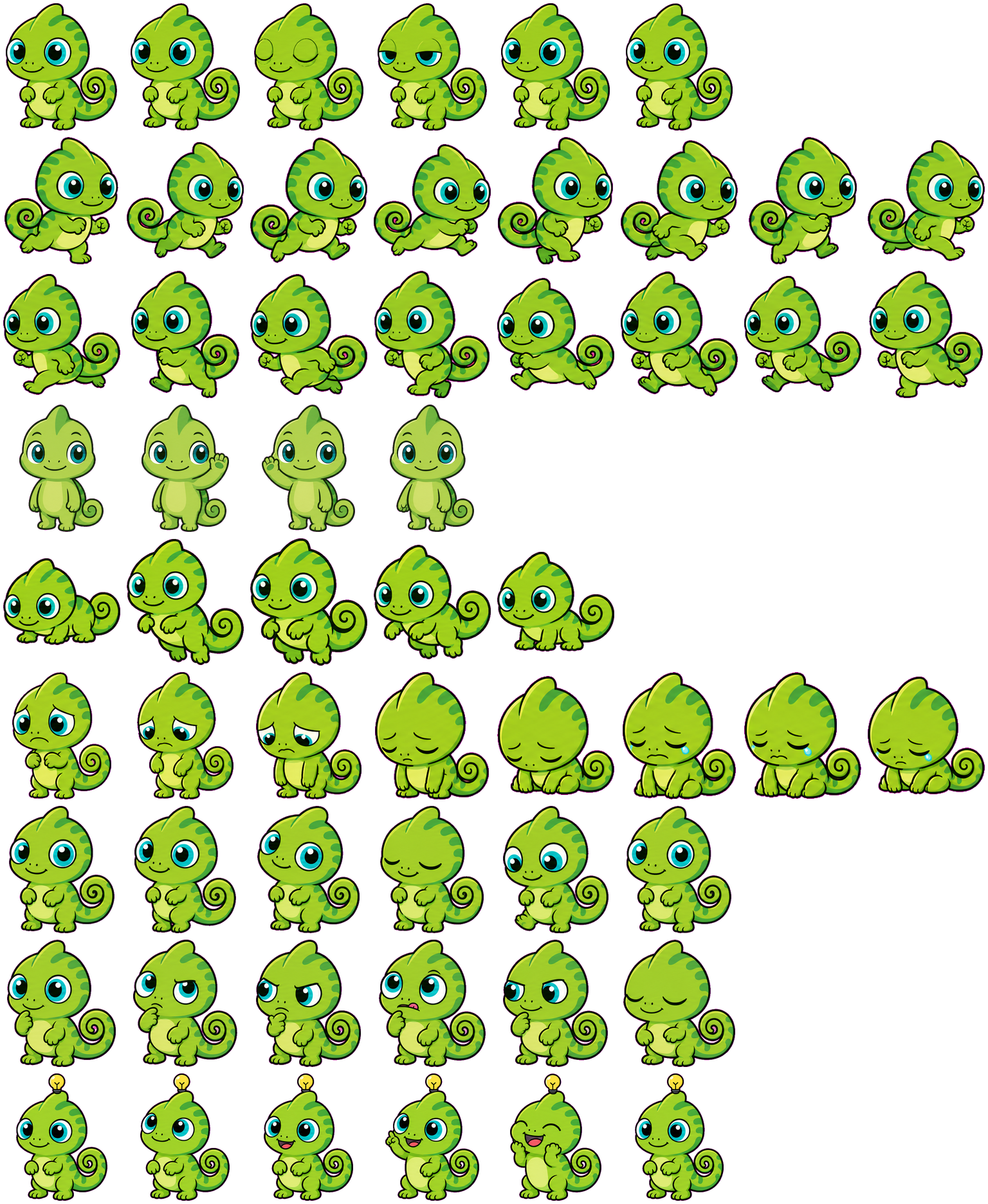 Cami Modern spritesheet preview