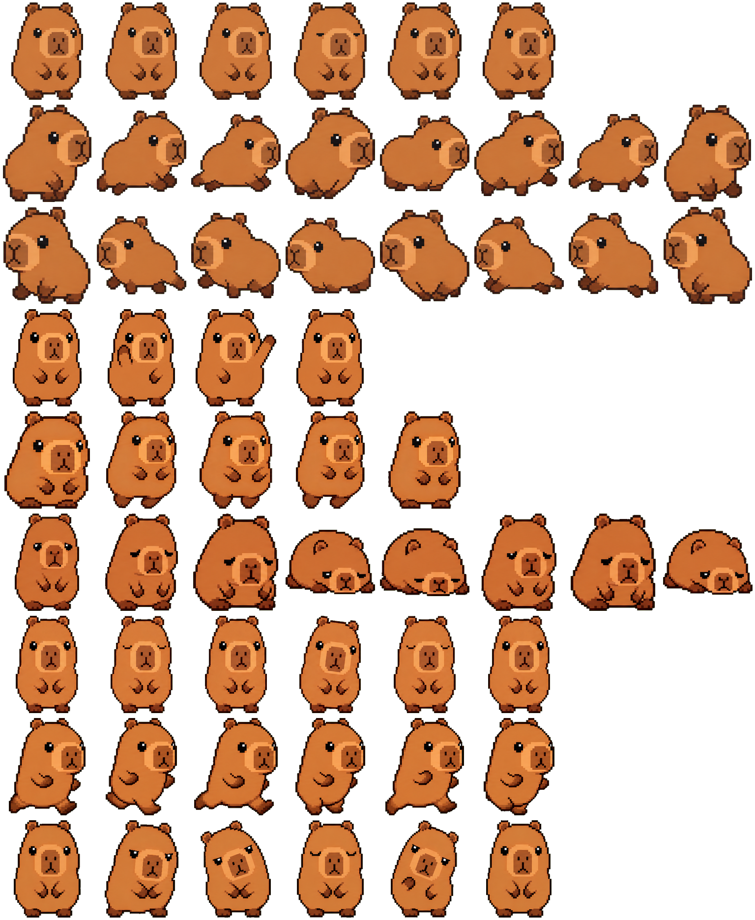 Cappy spritesheet preview