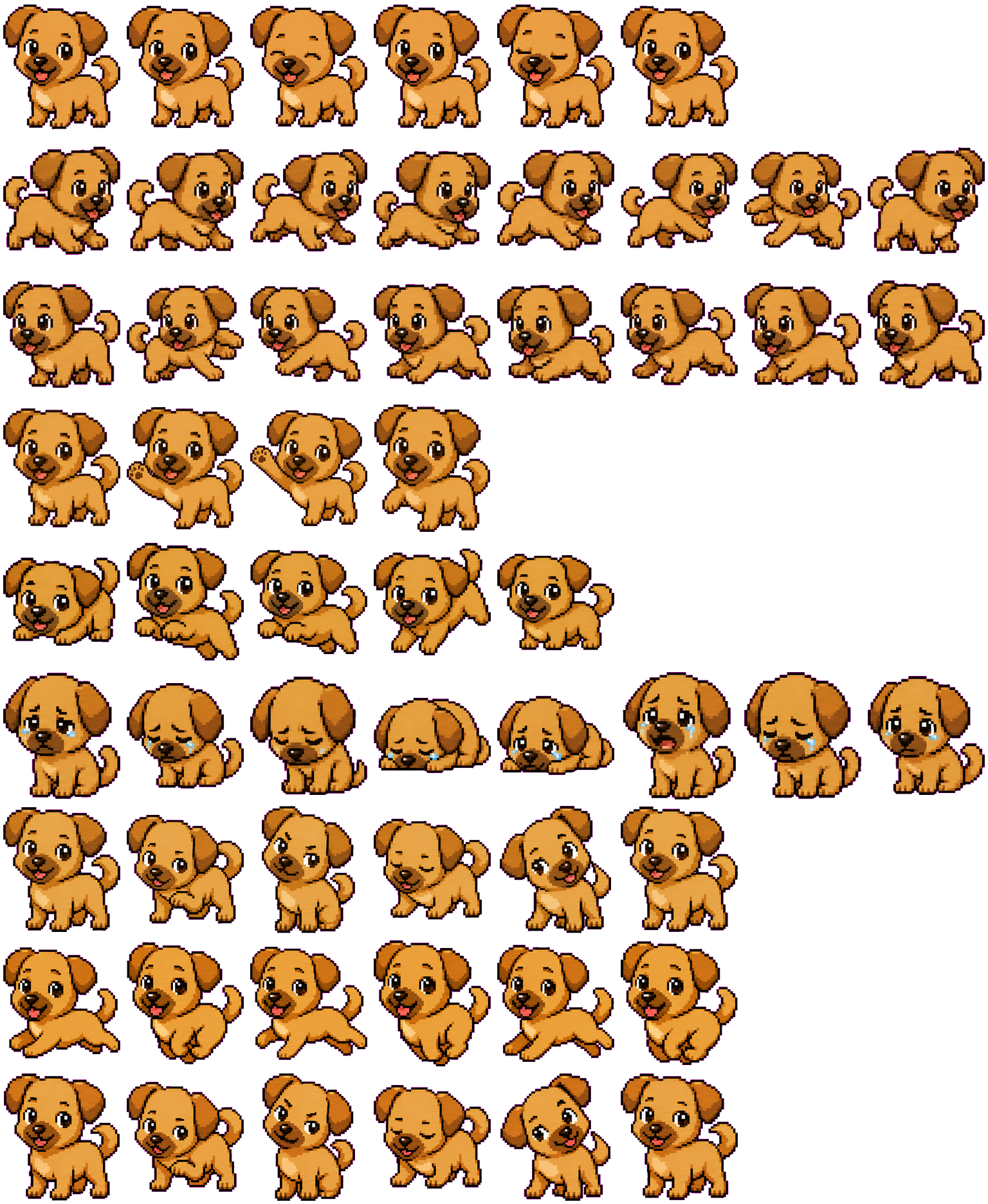 Caramelo spritesheet preview