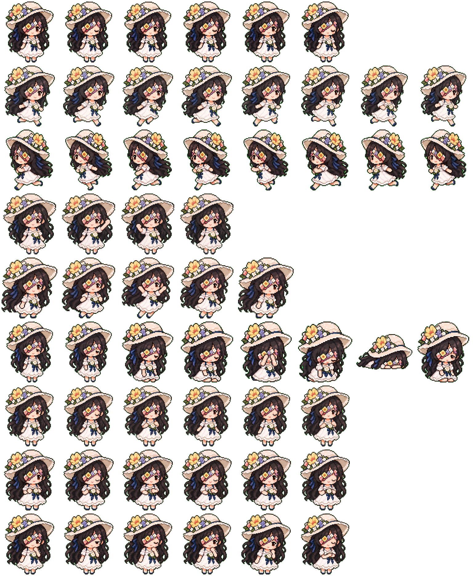 Carole spritesheet preview