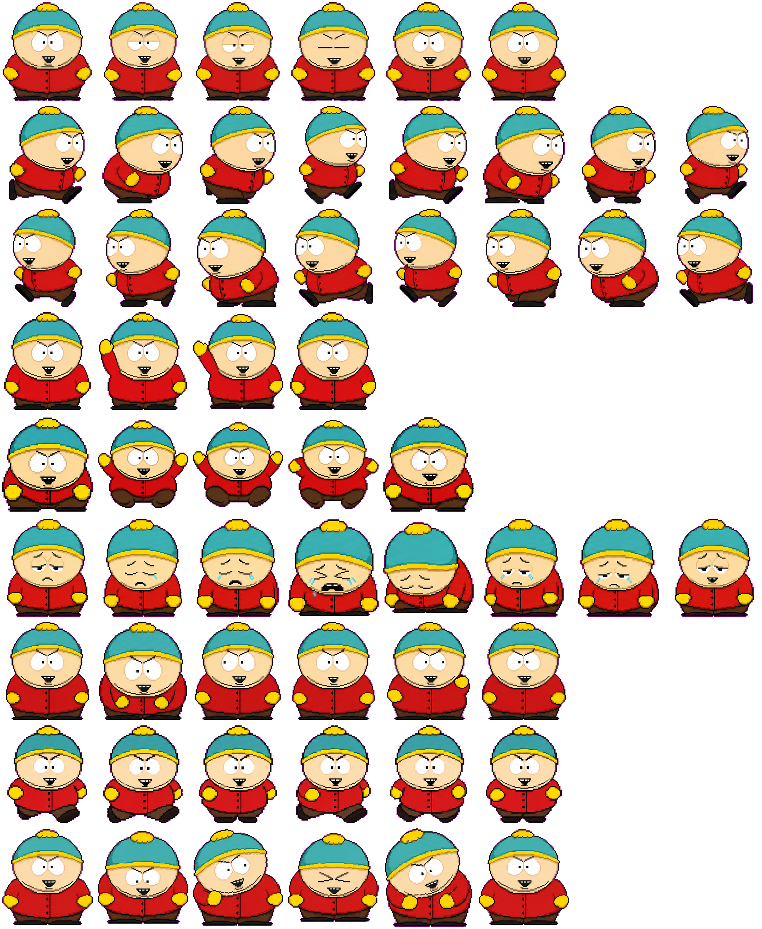 Cartman Evil spritesheet preview