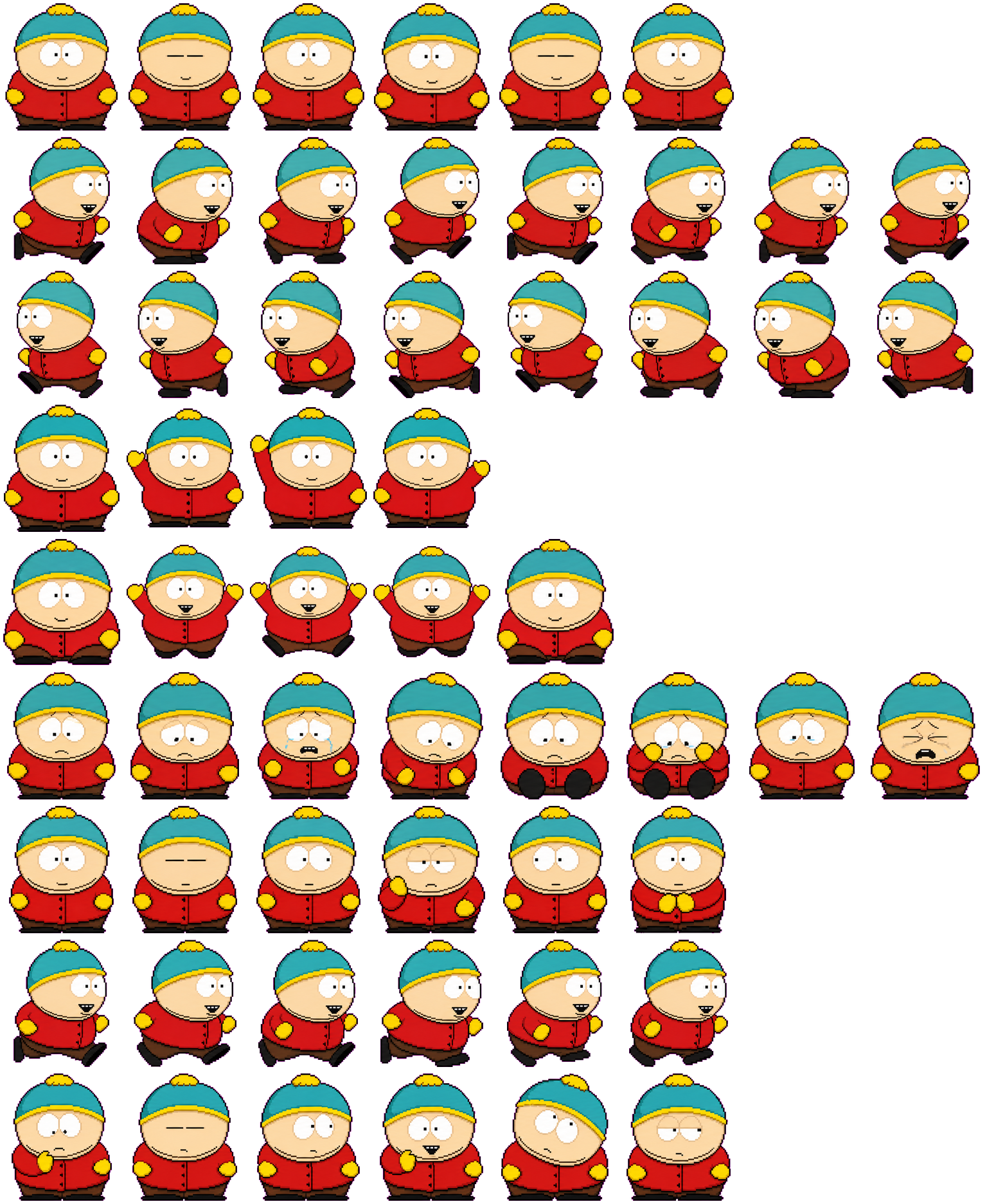 Cartman Normal spritesheet preview