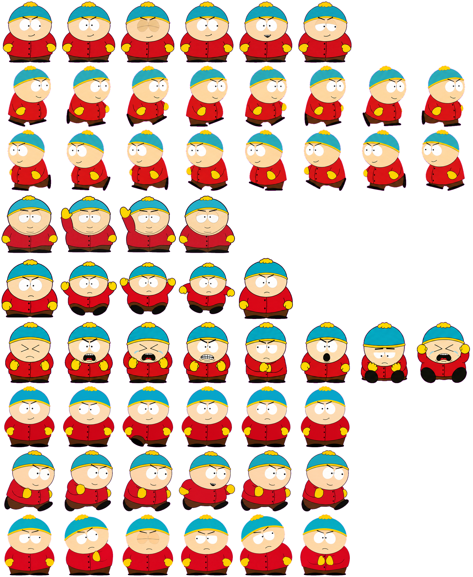 Cartman spritesheet preview
