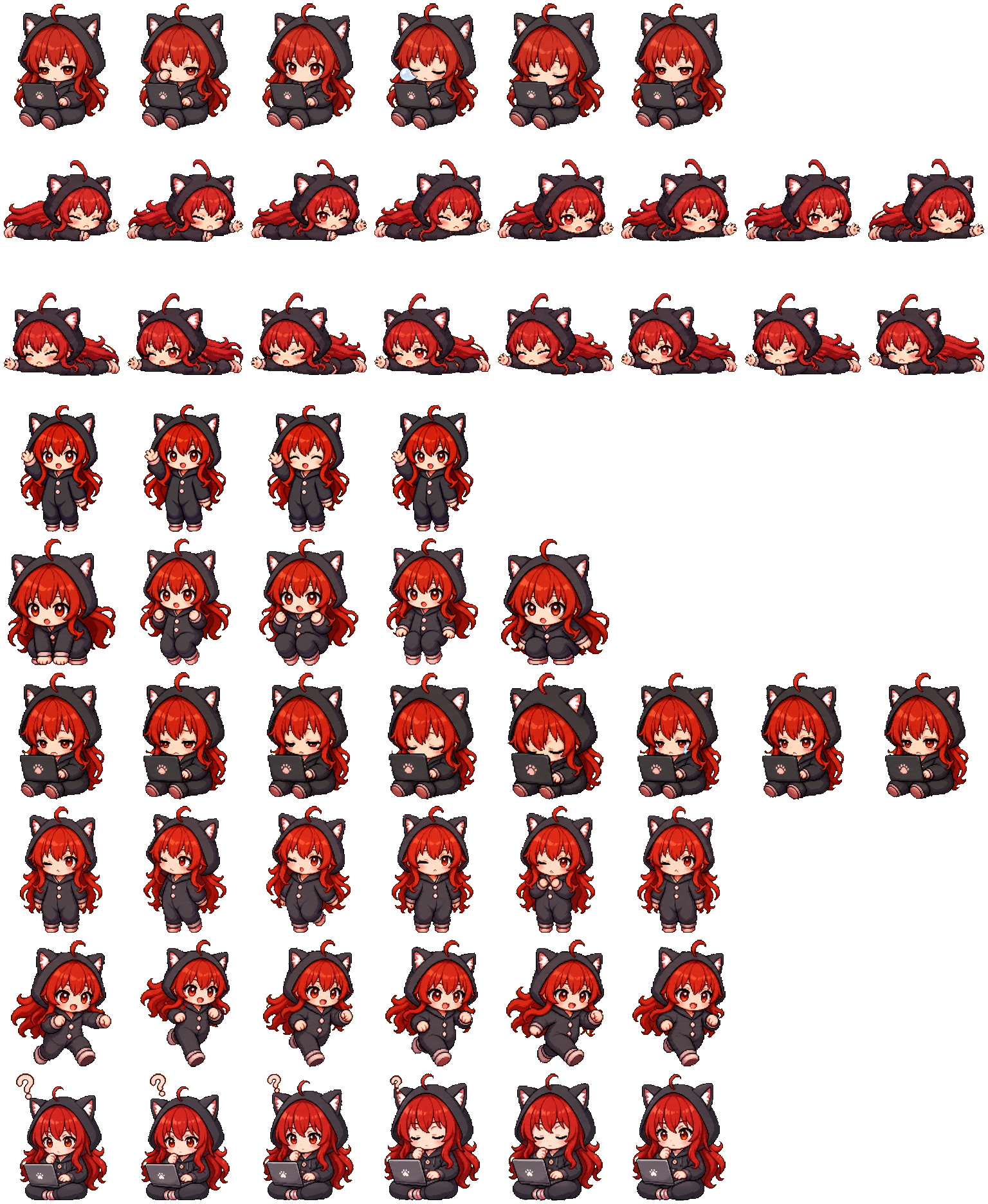 Cat Eris spritesheet preview