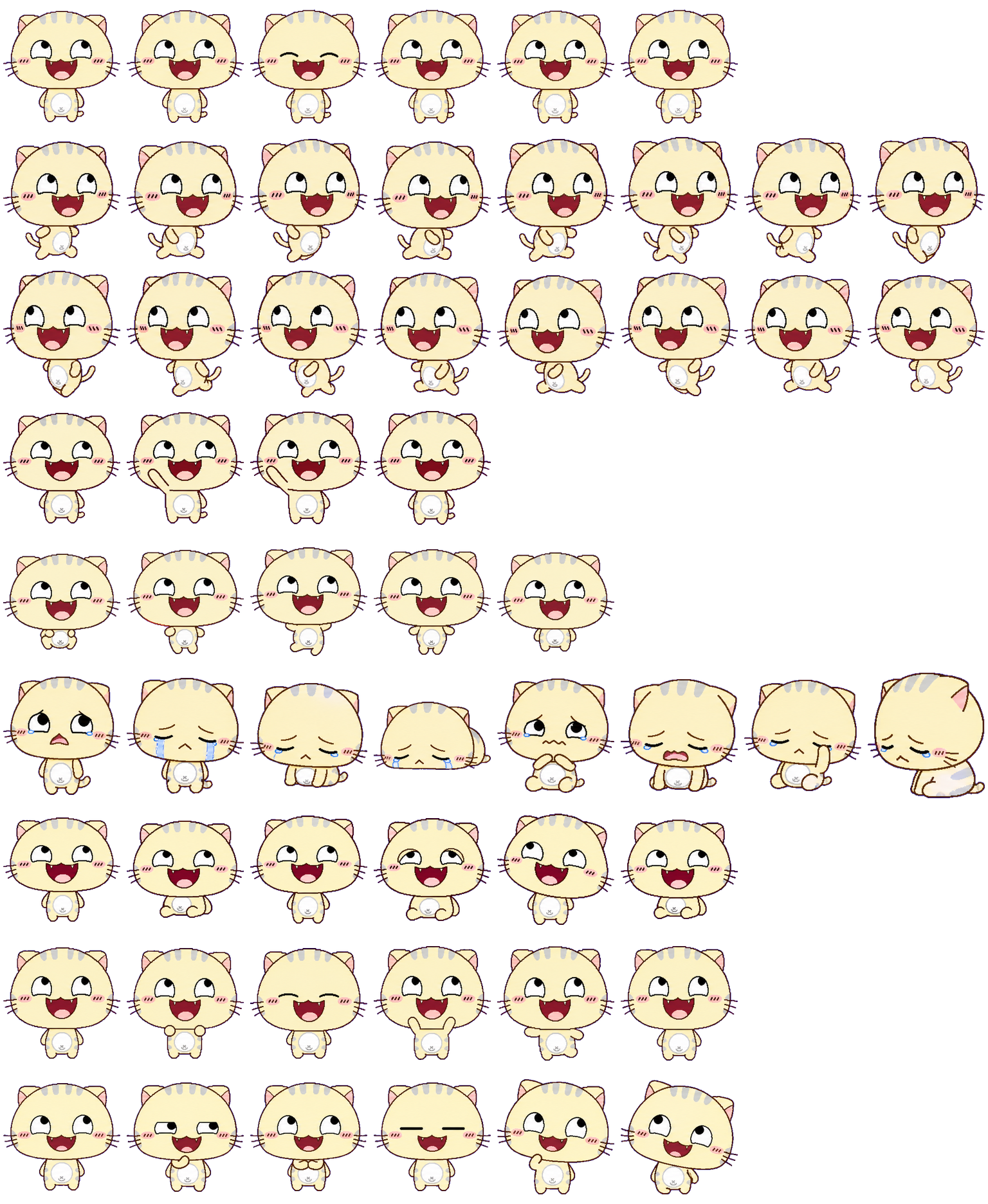 CC猫2 spritesheet preview