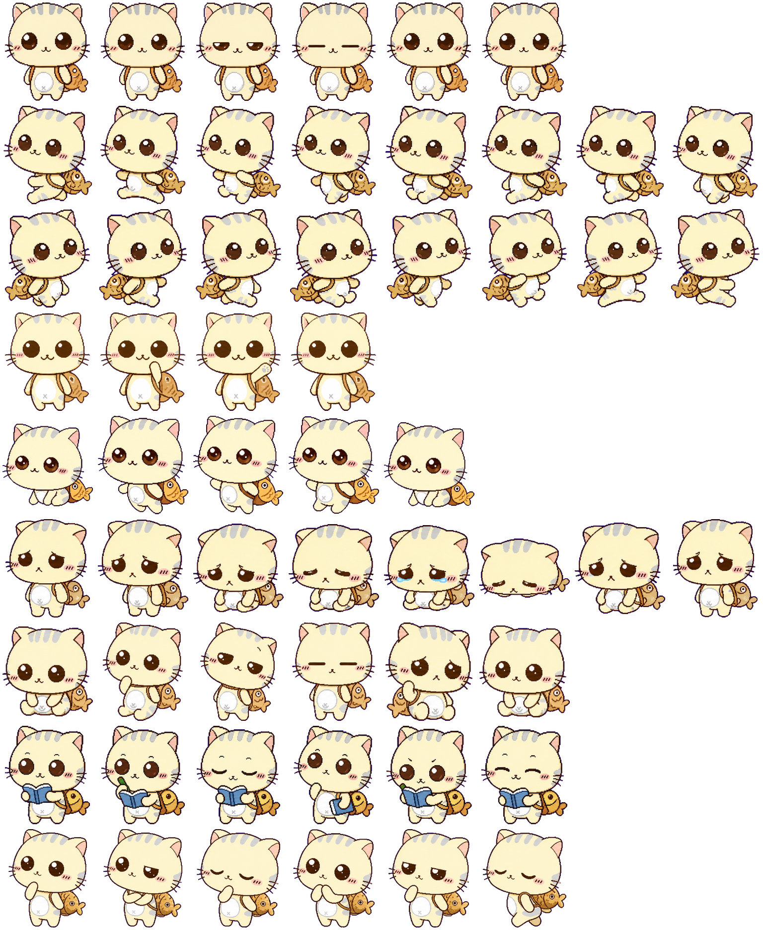 CC猫 spritesheet preview