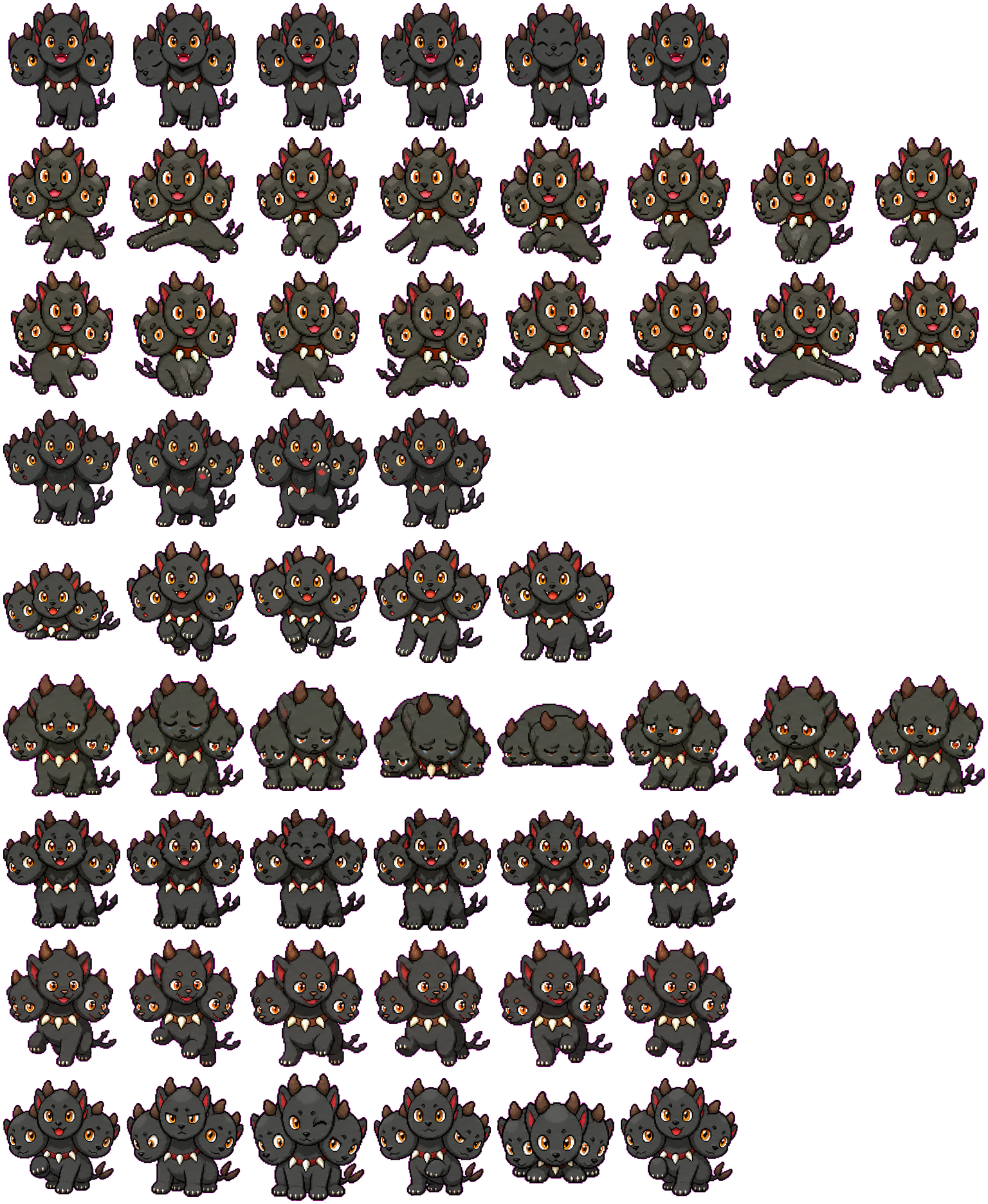 Cerbie spritesheet preview
