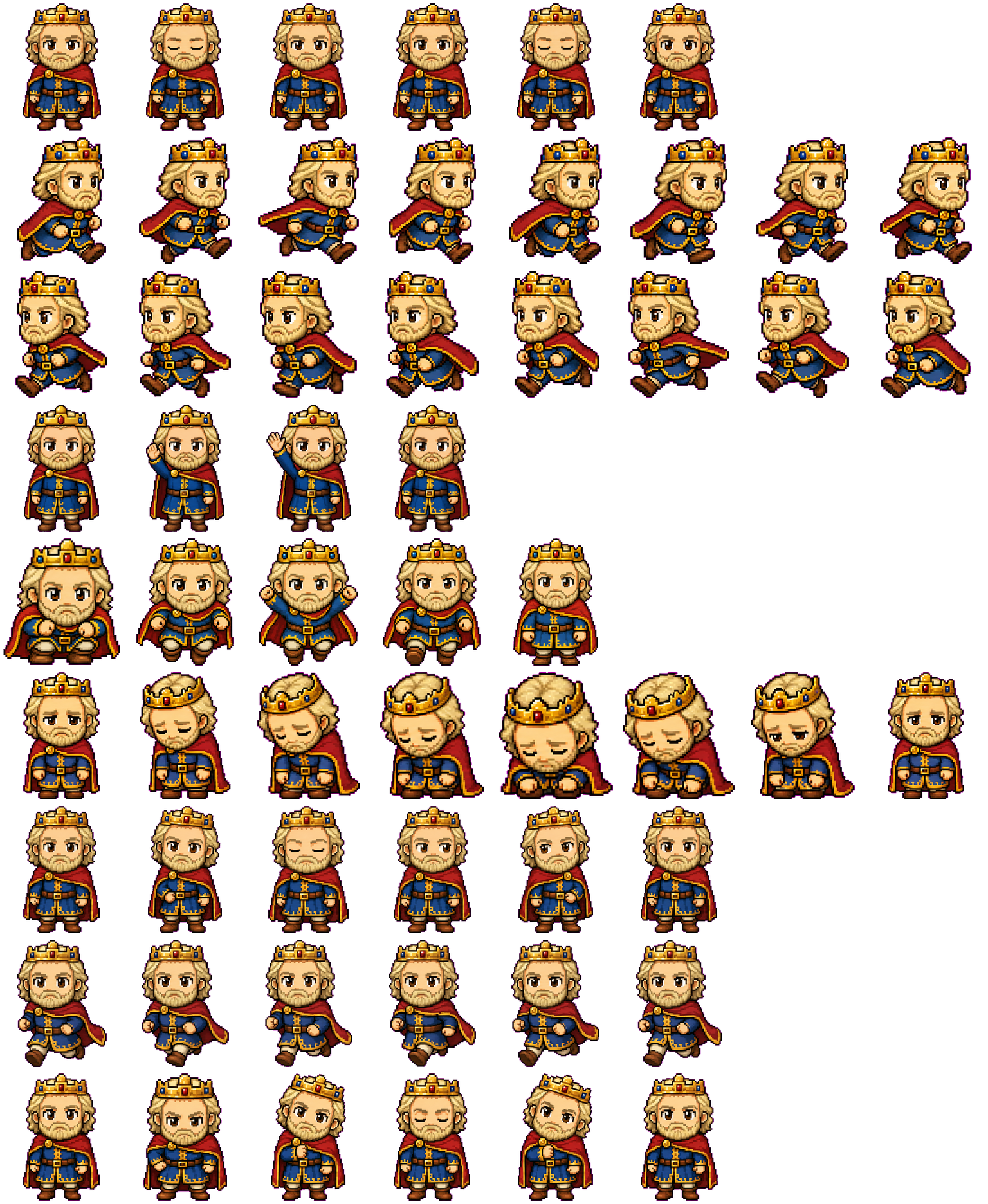 Charlemagne spritesheet preview