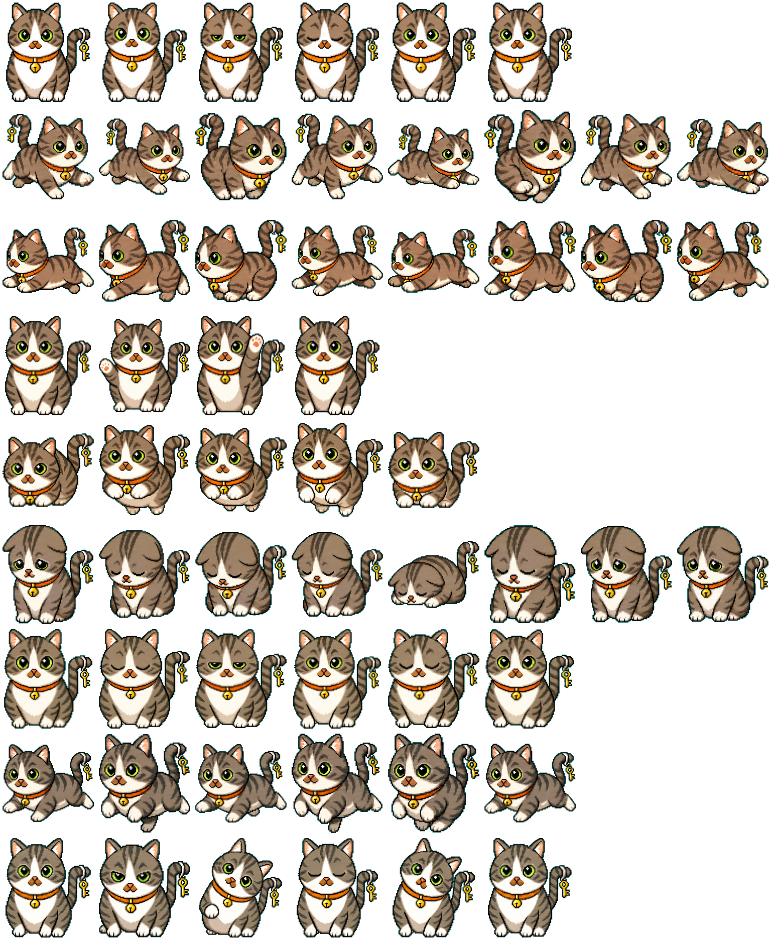 샤를 spritesheet preview