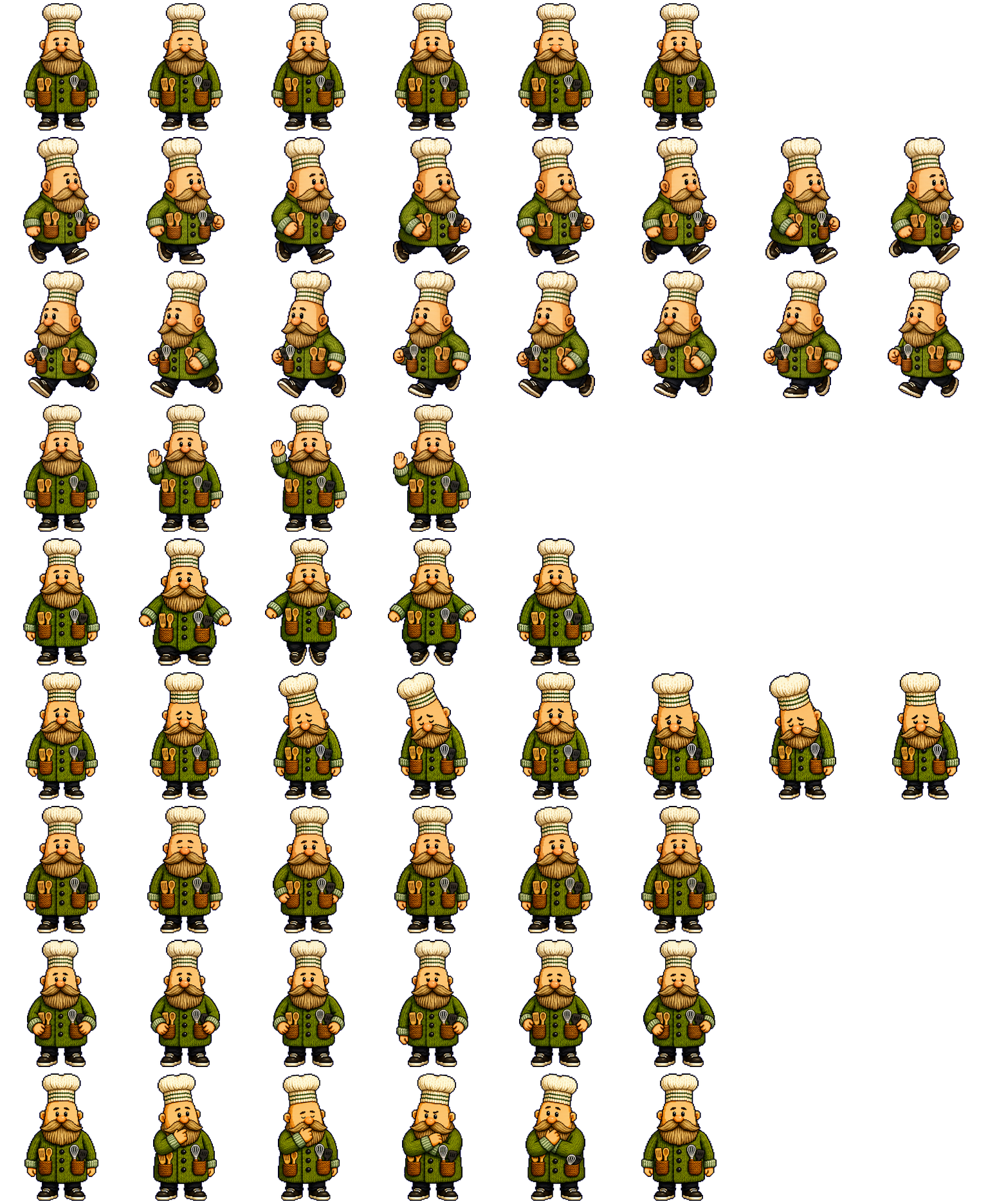 Chef animated desktop pet preview for Codex Pet