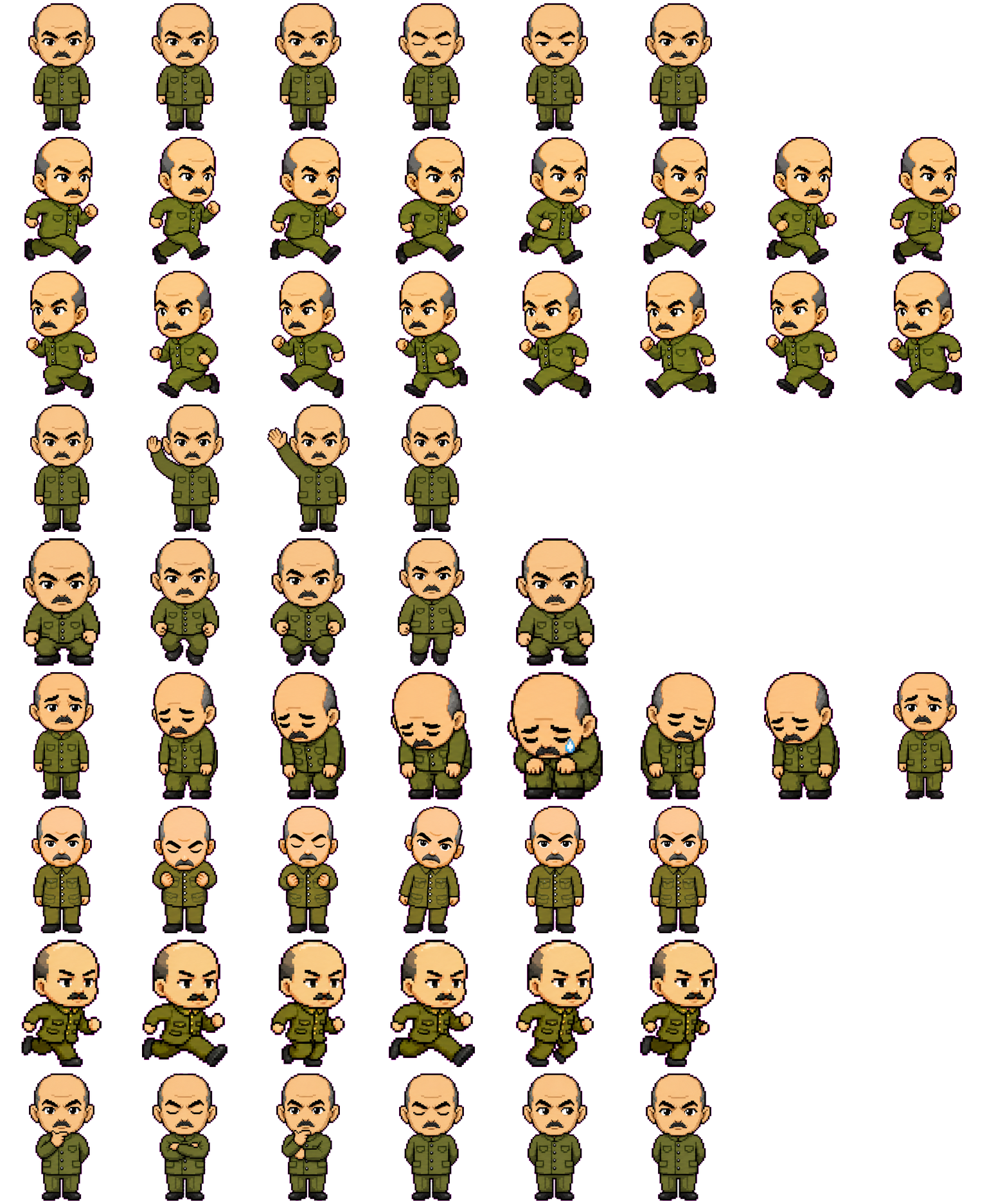 Chiang Kai-shek spritesheet preview