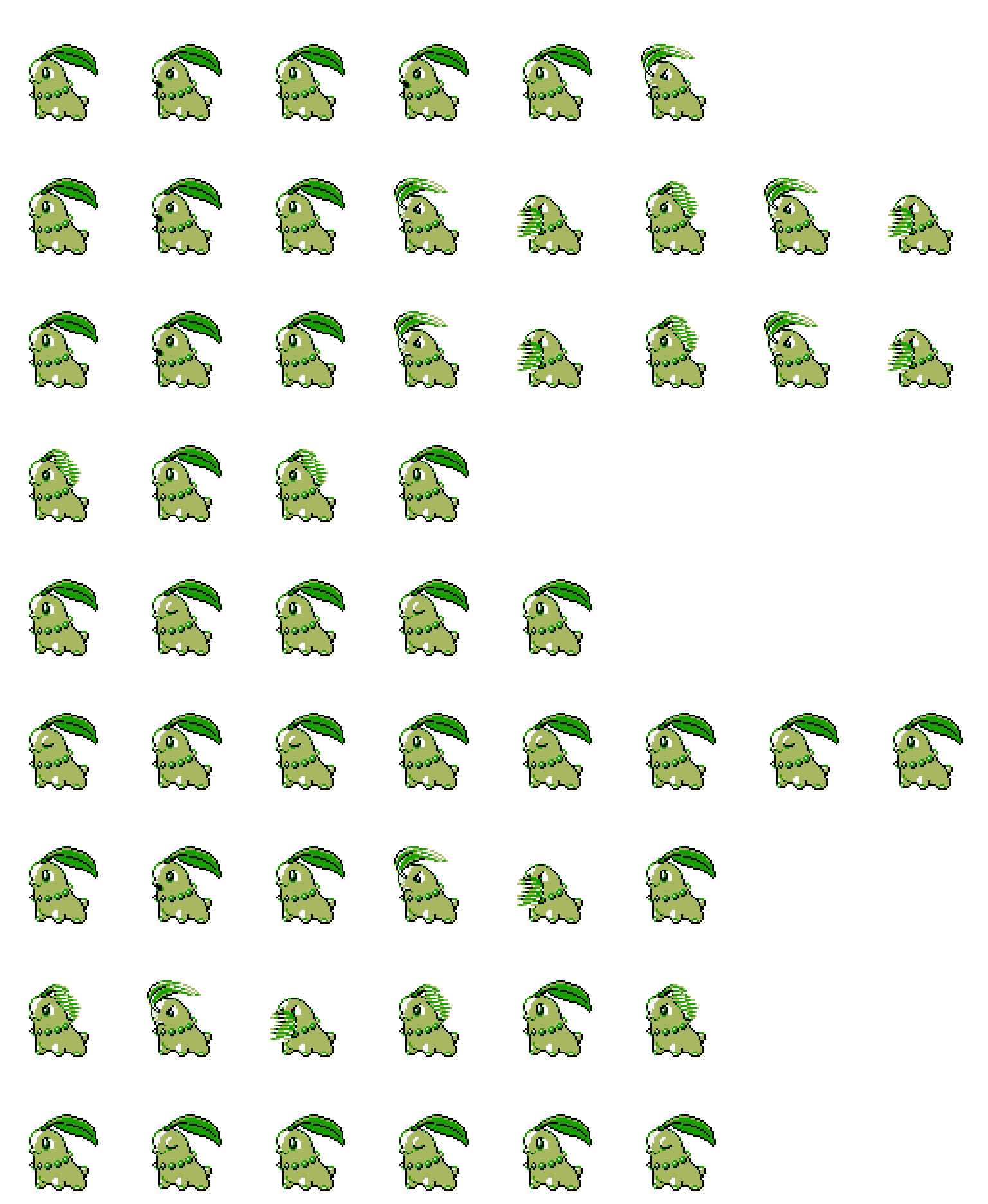 Chika spritesheet preview
