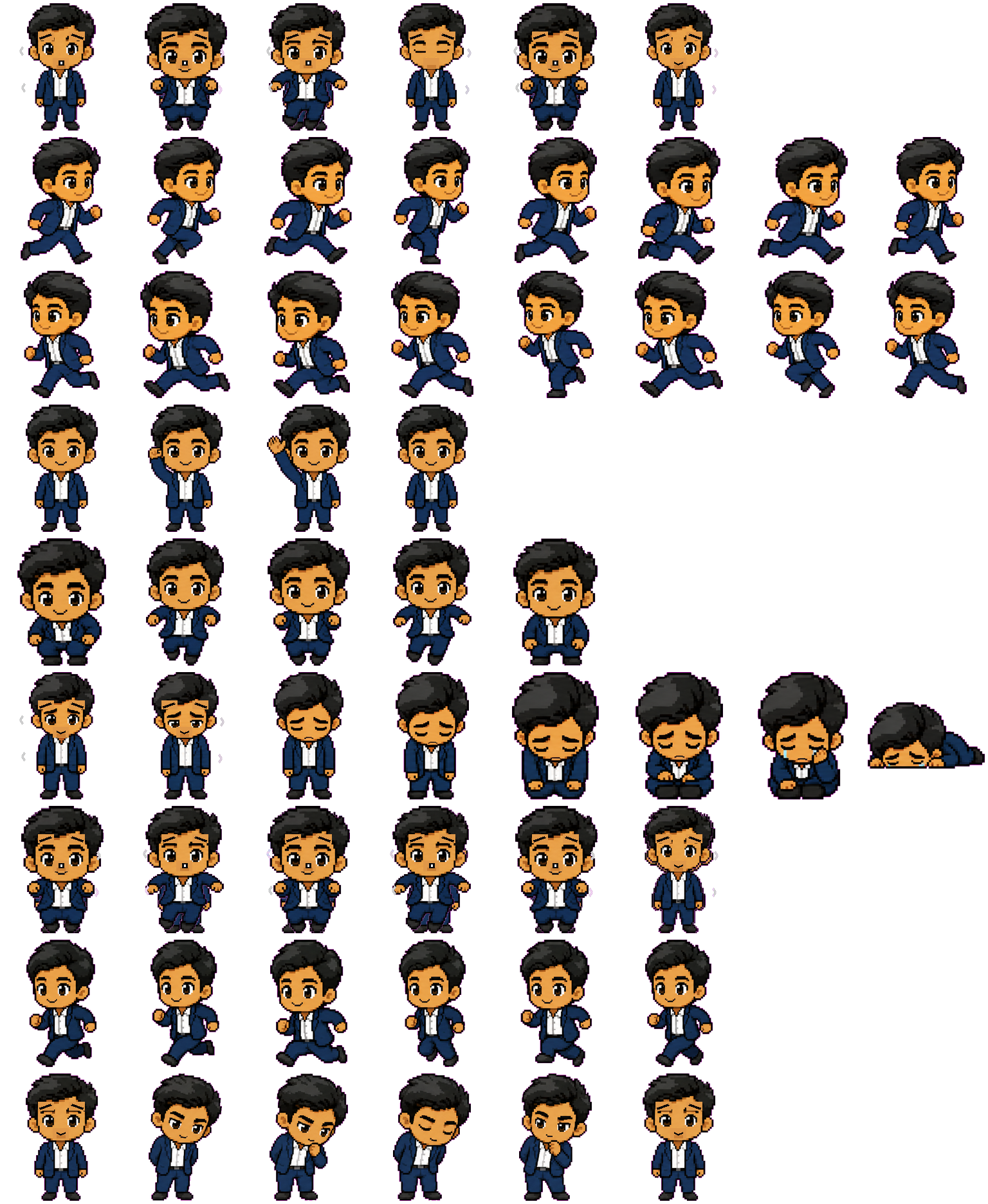 Chirayu spritesheet preview