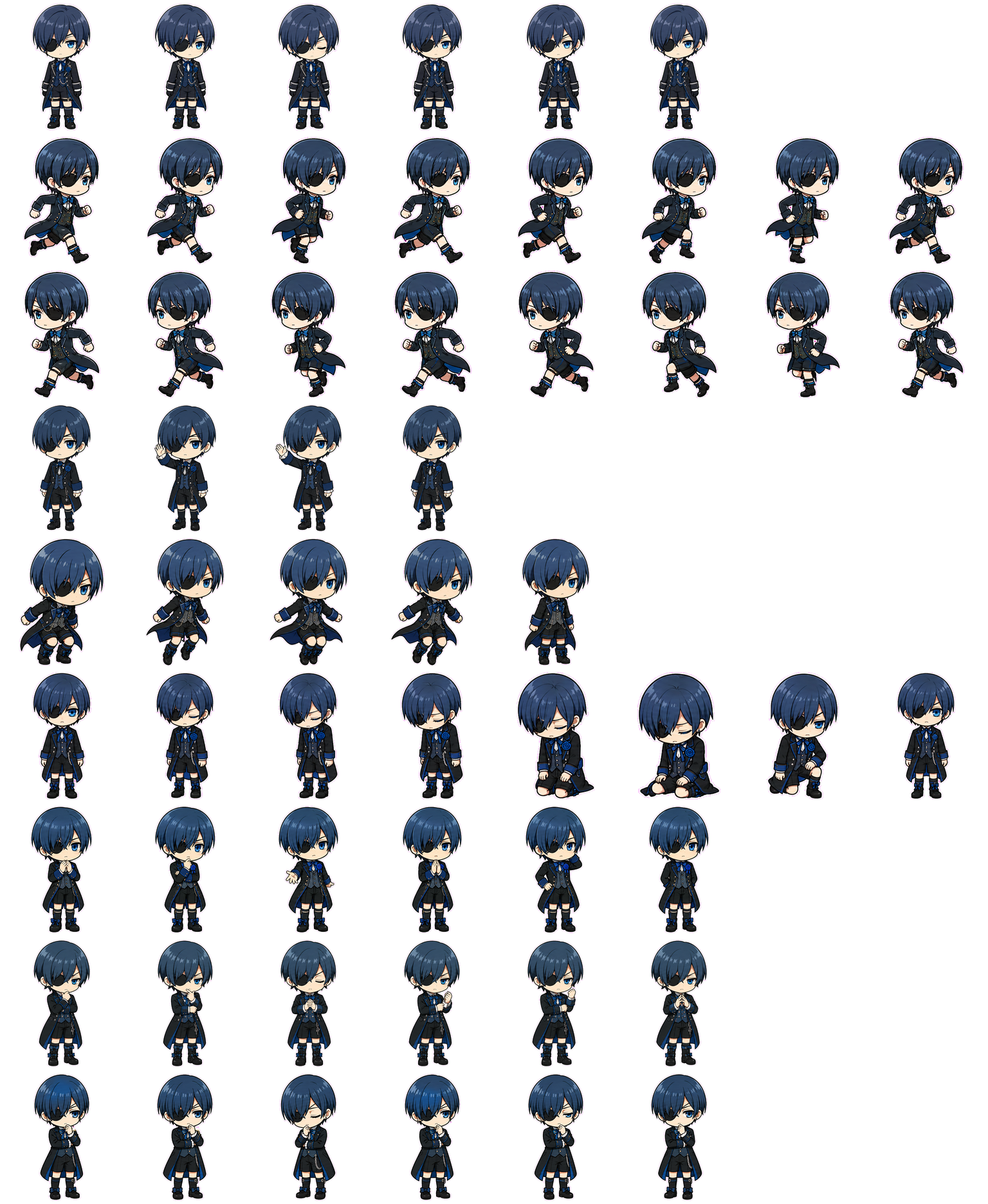 Ciel Phantomhive animated desktop pet preview for Codex Pet