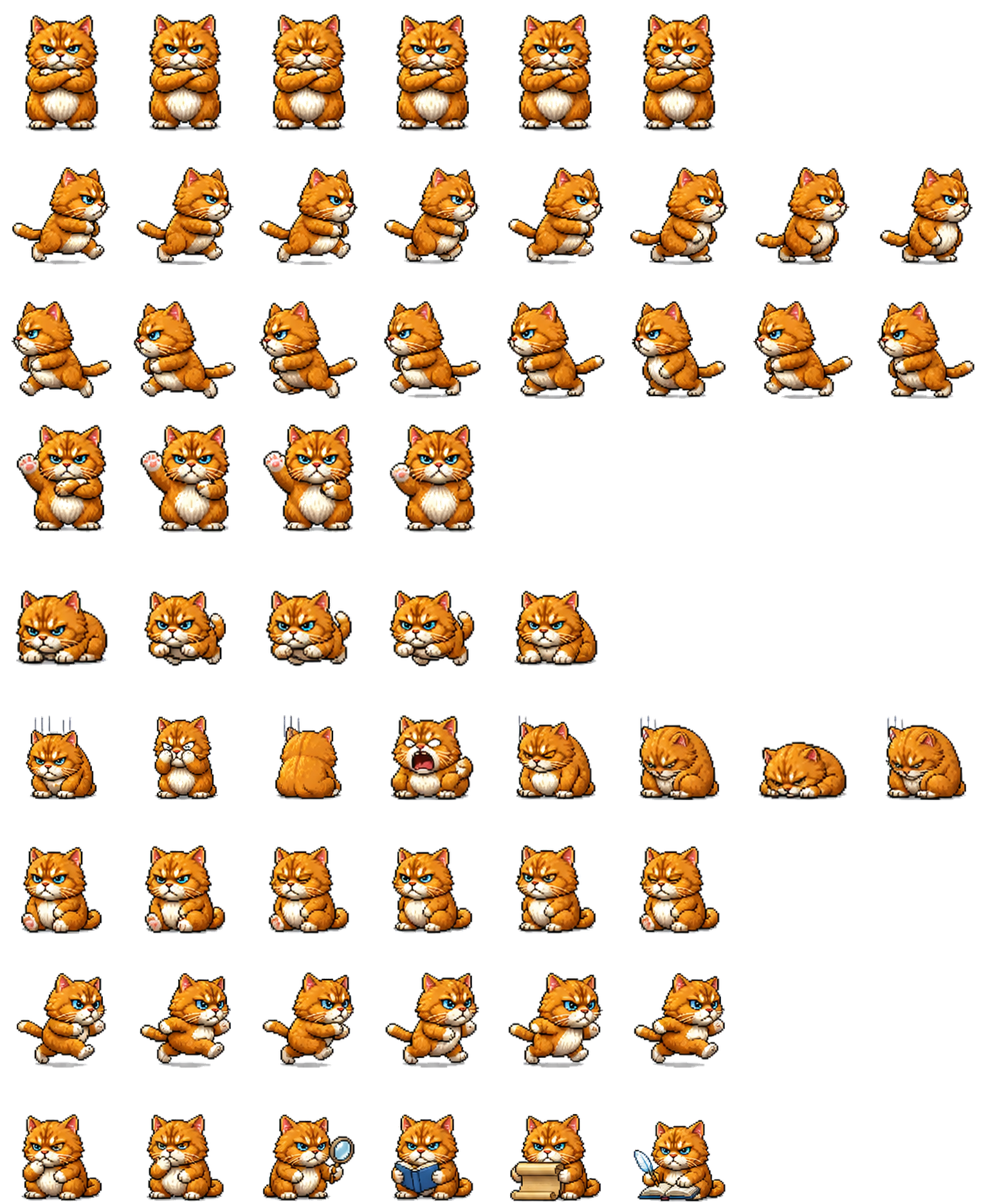 Gandalf spritesheet preview