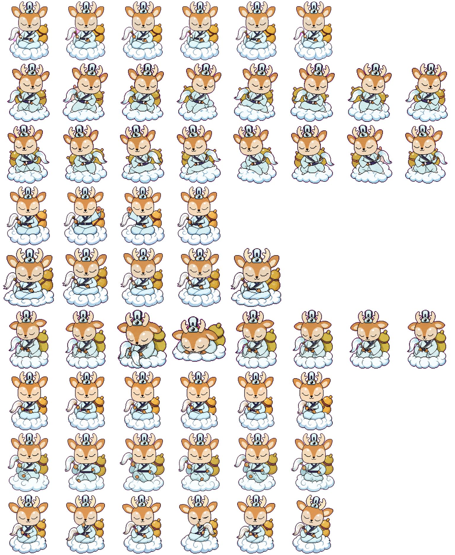 Cloud Deer spritesheet preview
