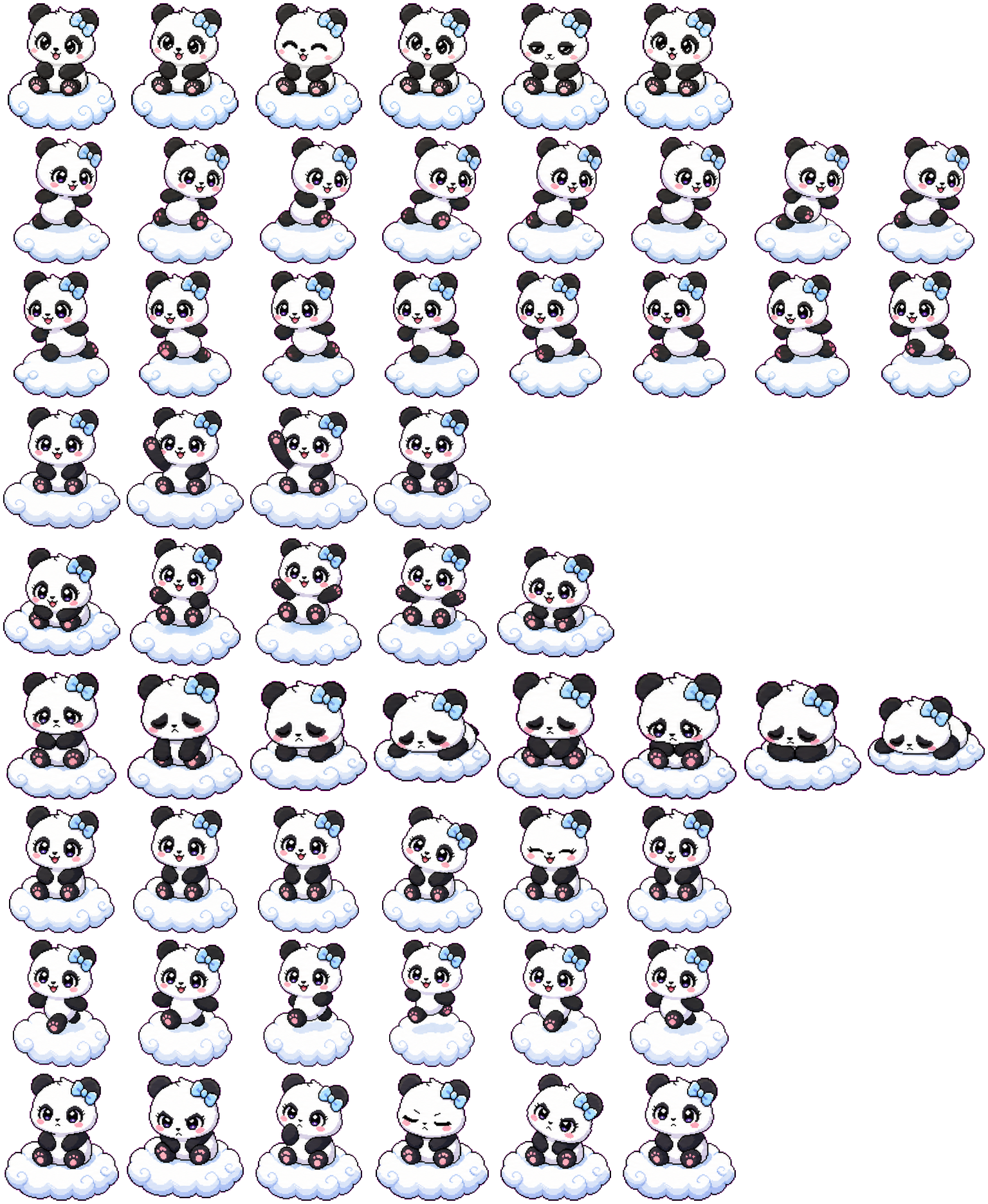 Cloudy spritesheet preview