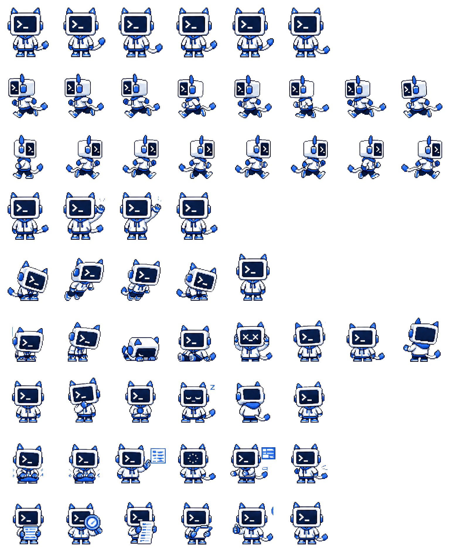 code spritesheet preview