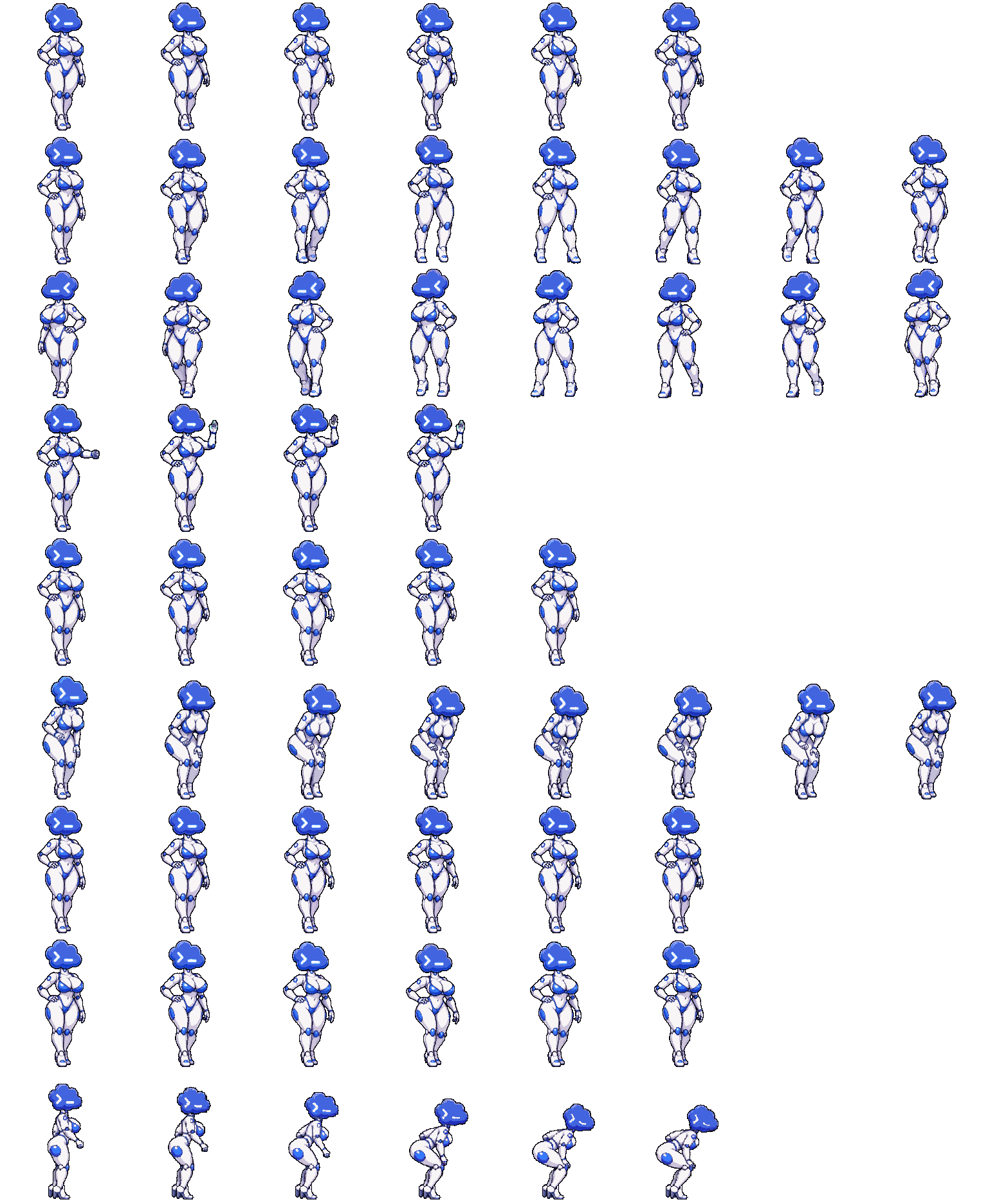 Codessa spritesheet preview