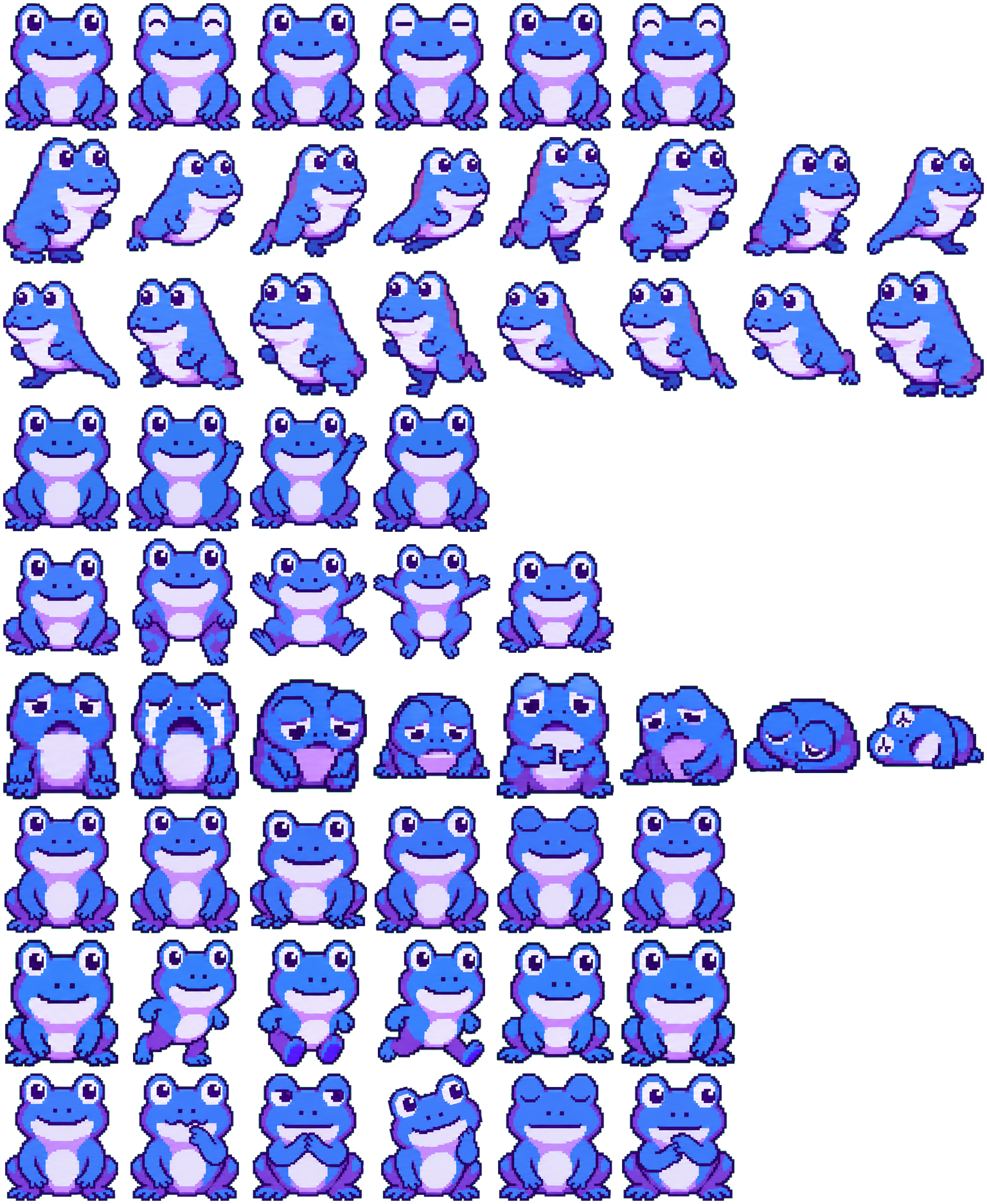 Codex Frog spritesheet preview