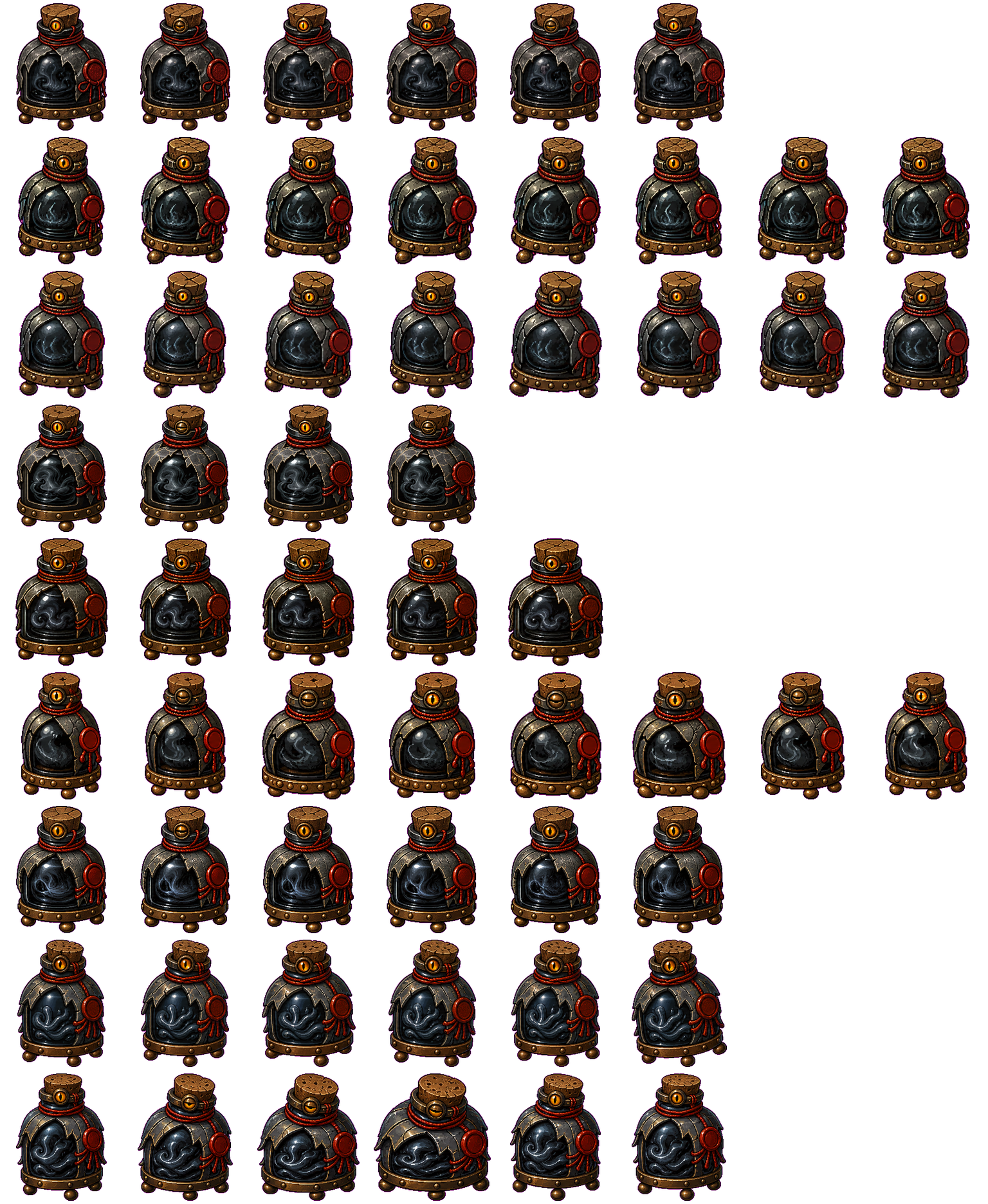 Cold-Ink Amulet Codex Pet 动态桌面宠物预览图