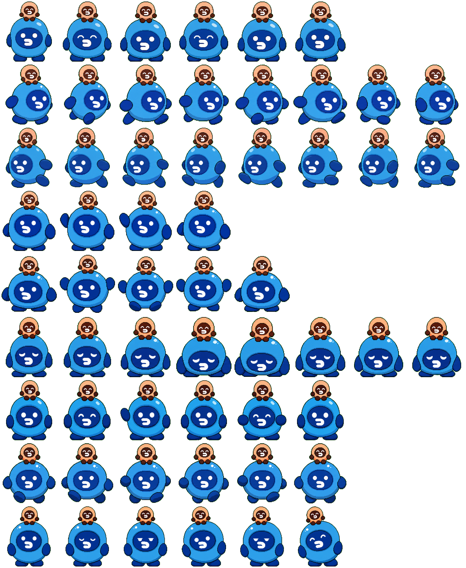CommuAI spritesheet preview